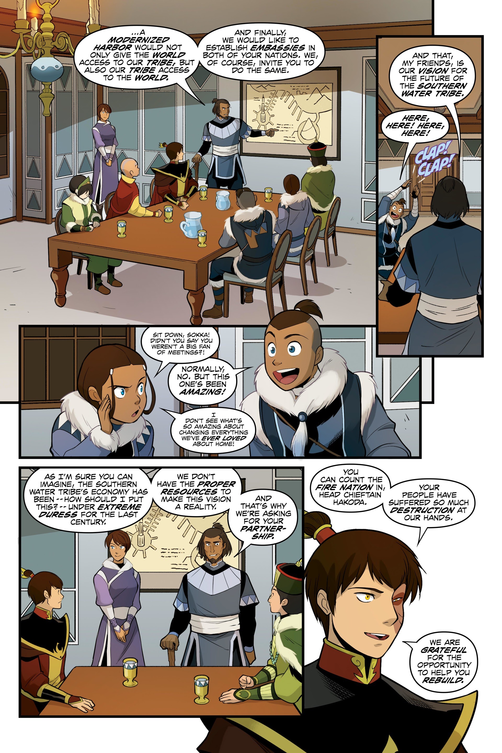 Read online Avatar: The Last Airbender--North and South Omnibus comic -  Issue # TPB (Part 2) - 61