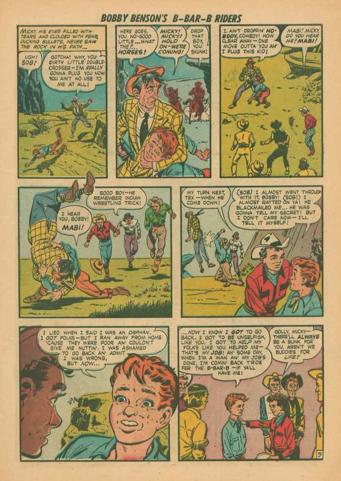 Read online Bobby Benson's B-Bar-B Riders comic -  Issue #2 - 11