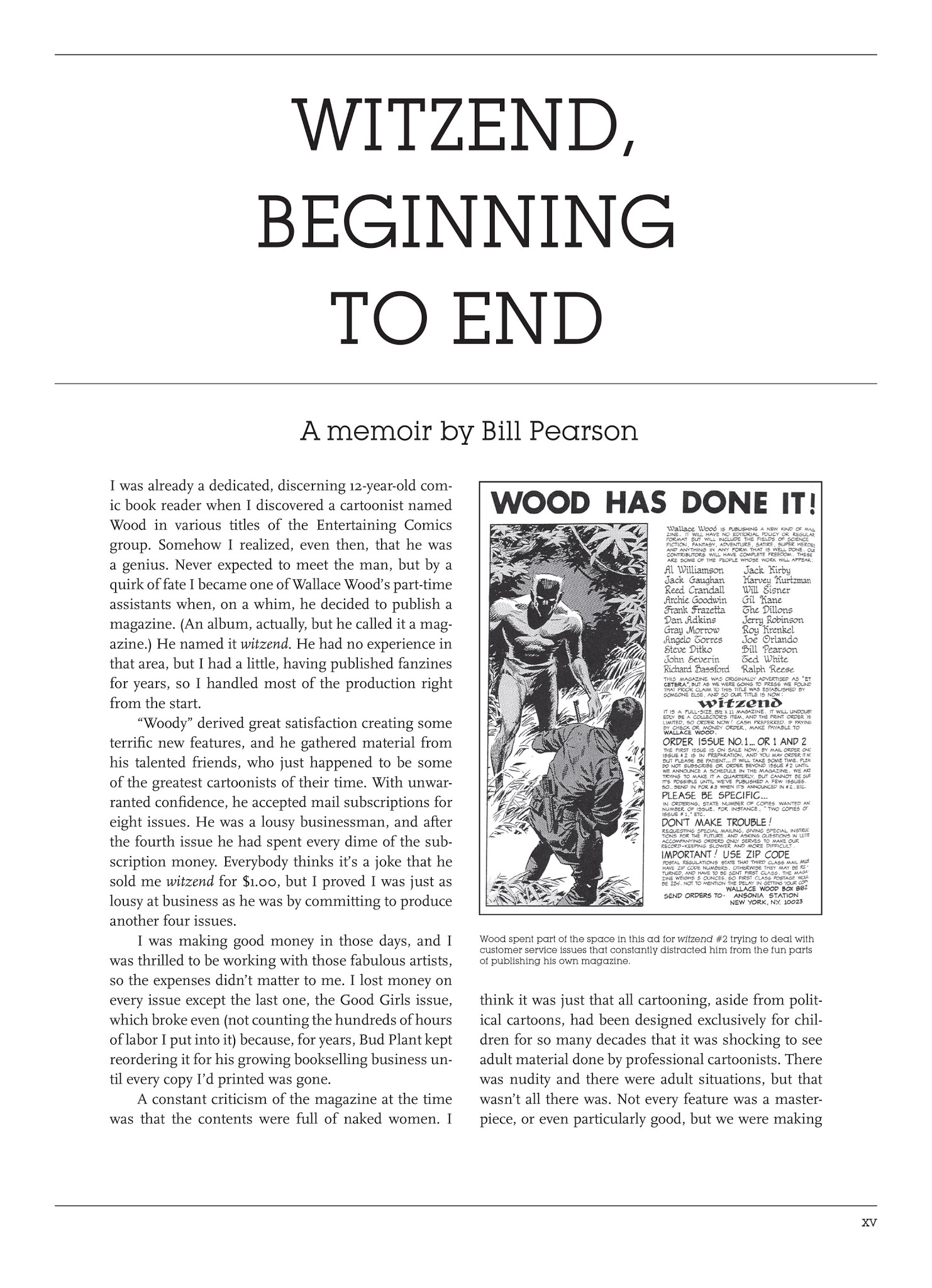 Read online Witzend comic -  Issue # TPB - 18