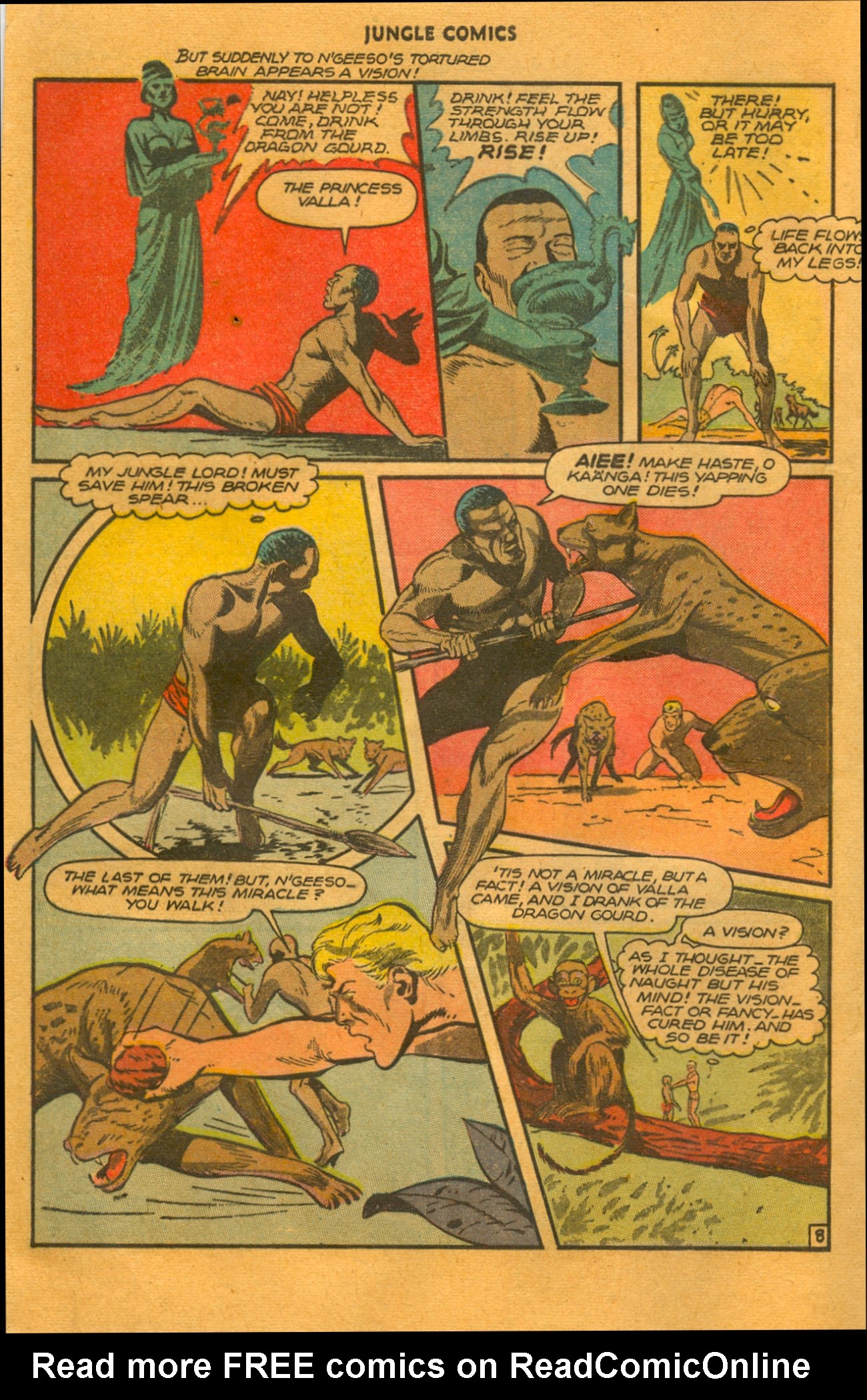 Read online Jungle Comics comic -  Issue #88 - 11