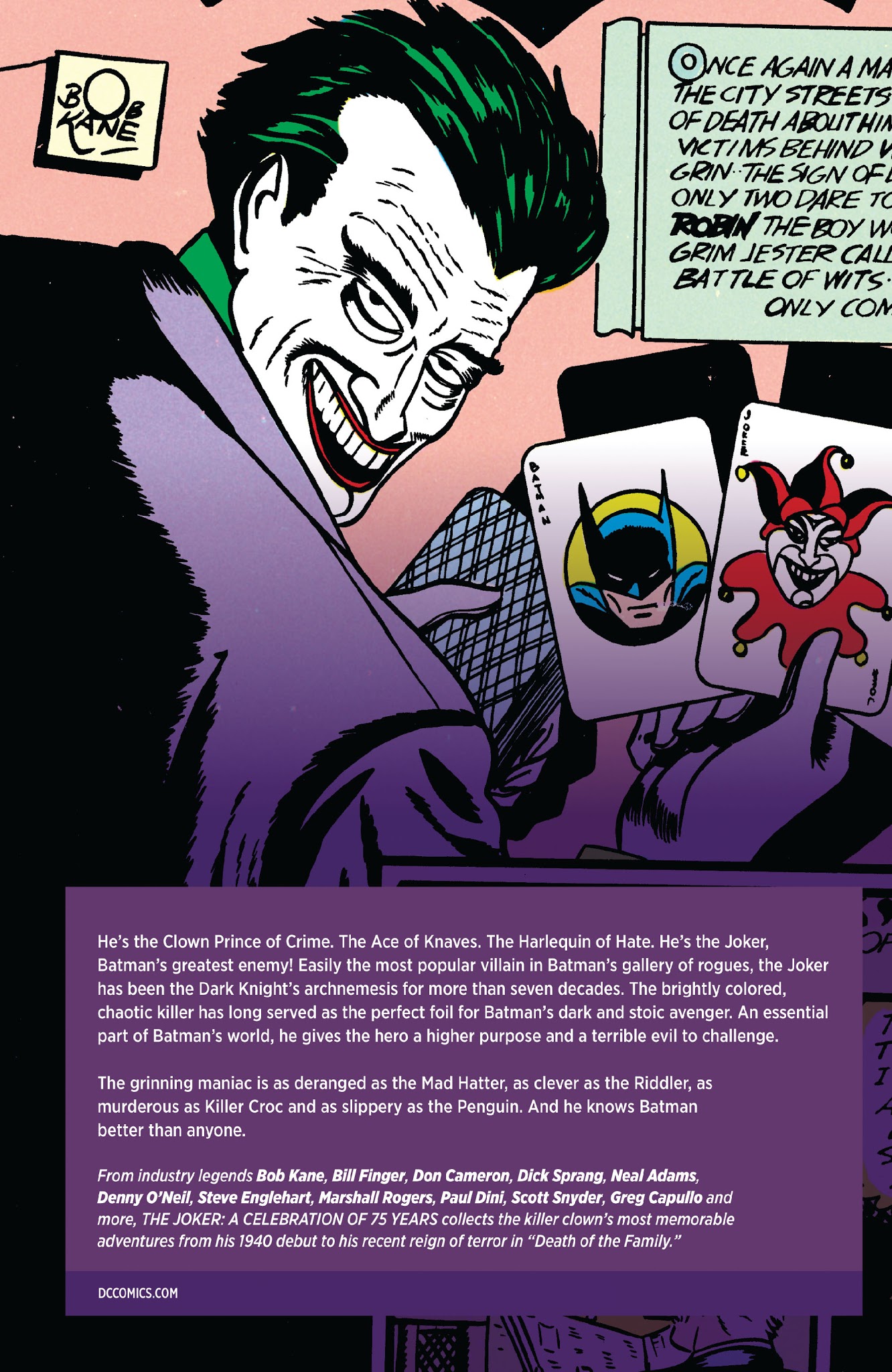 Read online The Joker: A Celebration of 75 Years comic -  Issue # TPB - 400