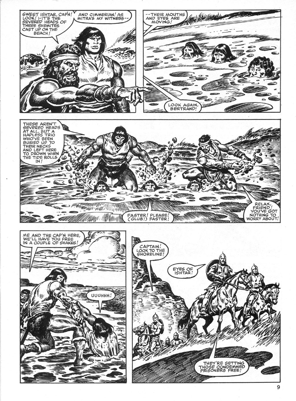 Read online The Savage Sword Of Conan comic -  Issue #99 - 9
