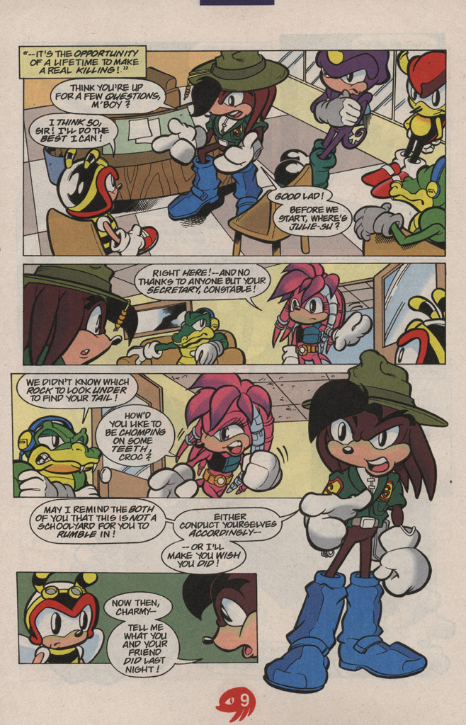 Read online Knuckles the Echidna comic -  Issue #13 - 14
