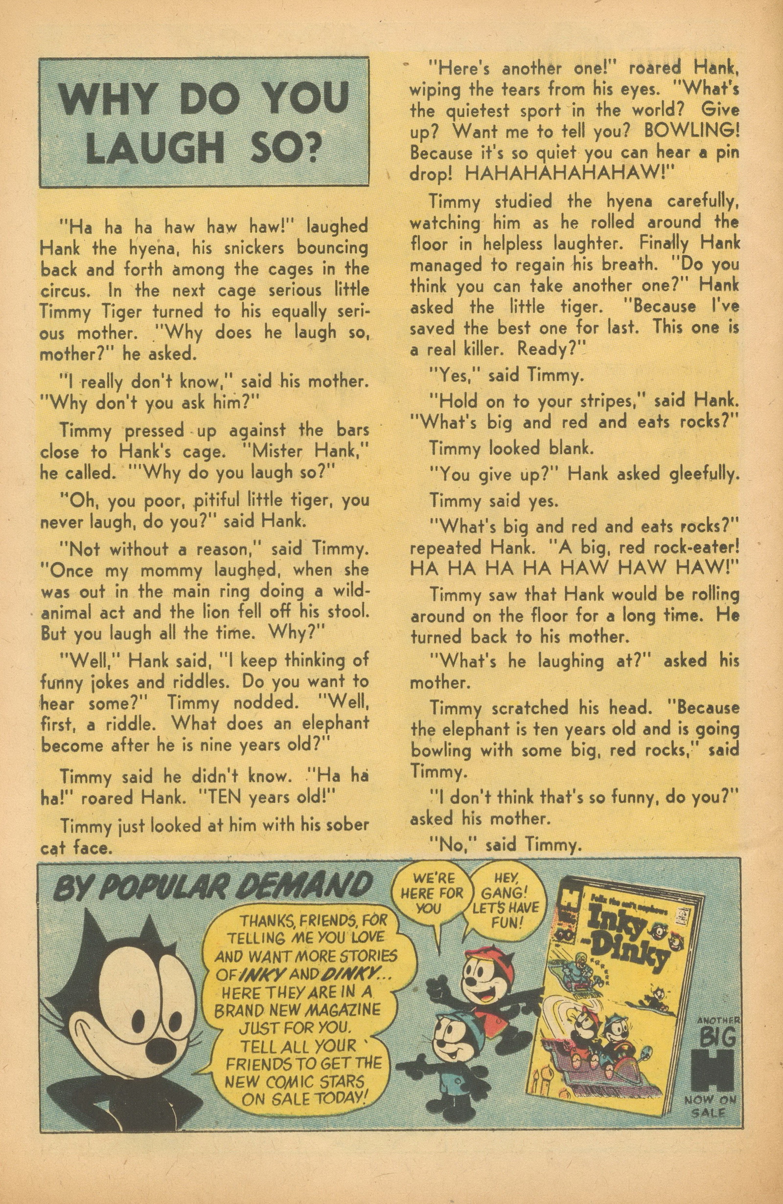 Read online Felix the Cat (1955) comic -  Issue #99 - 26
