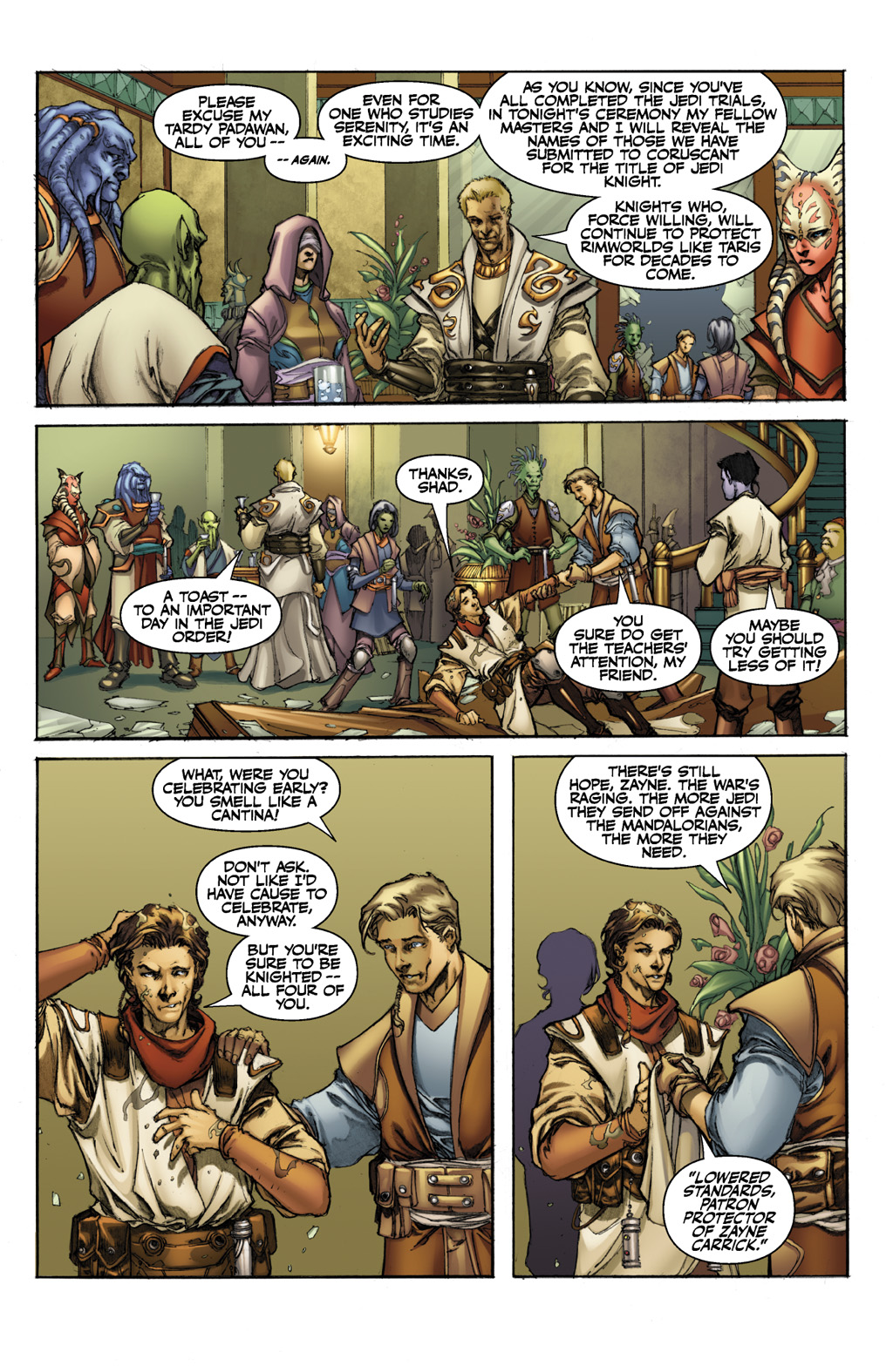 Read online Star Wars: Knights Of The Old Republic comic -  Issue #1 - 12