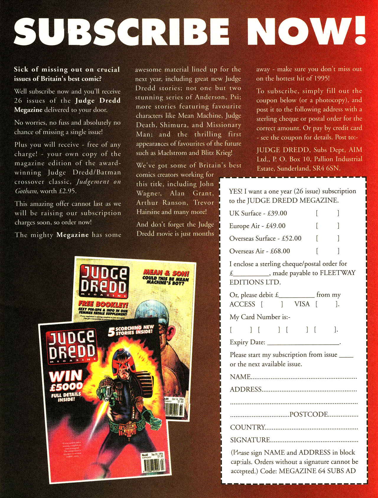 Read online Judge Dredd: The Megazine (vol. 2) comic -  Issue #64 - 13