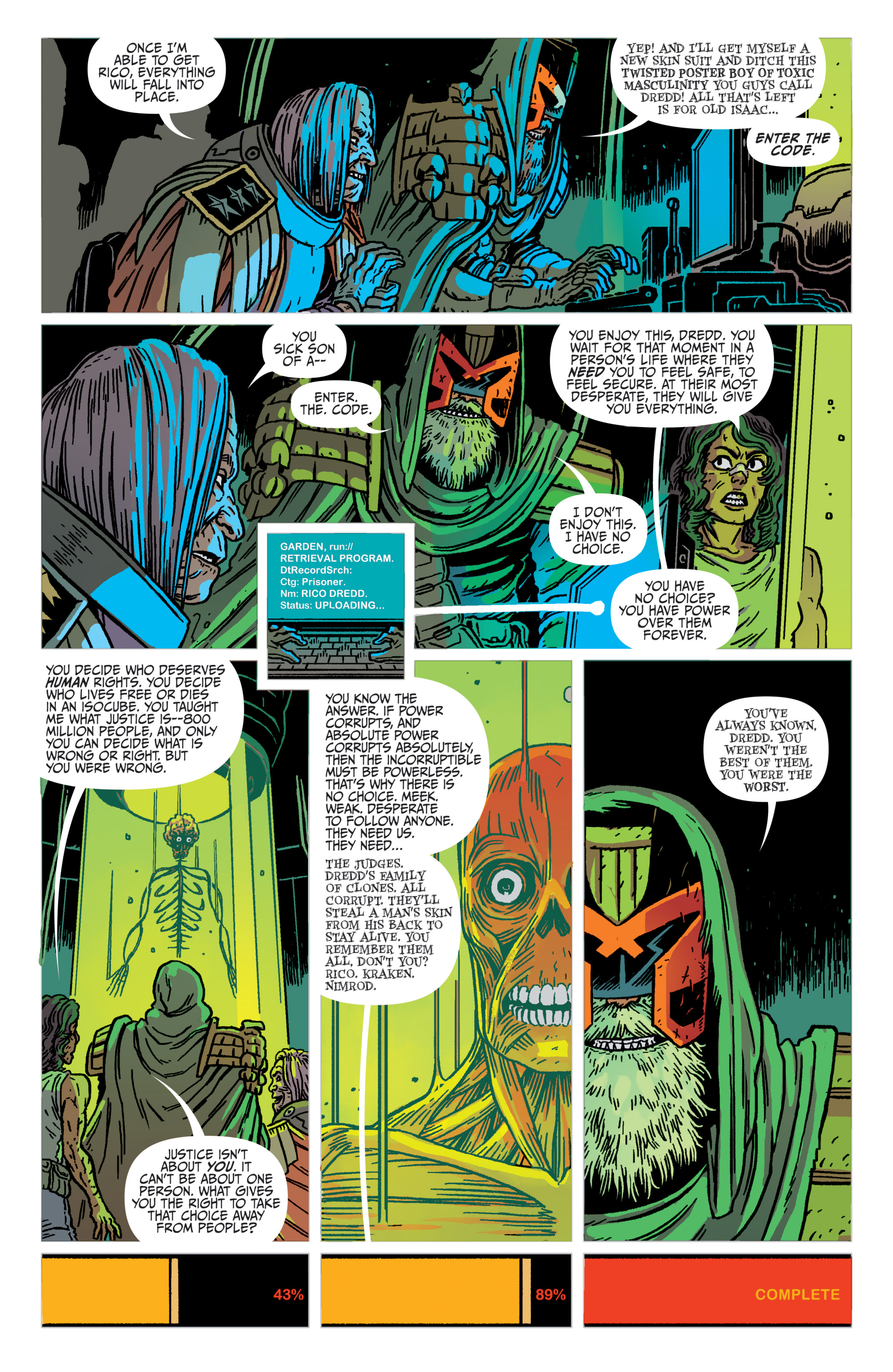 Read online Judge Dredd: The Blessed Earth comic -  Issue #8 - 14