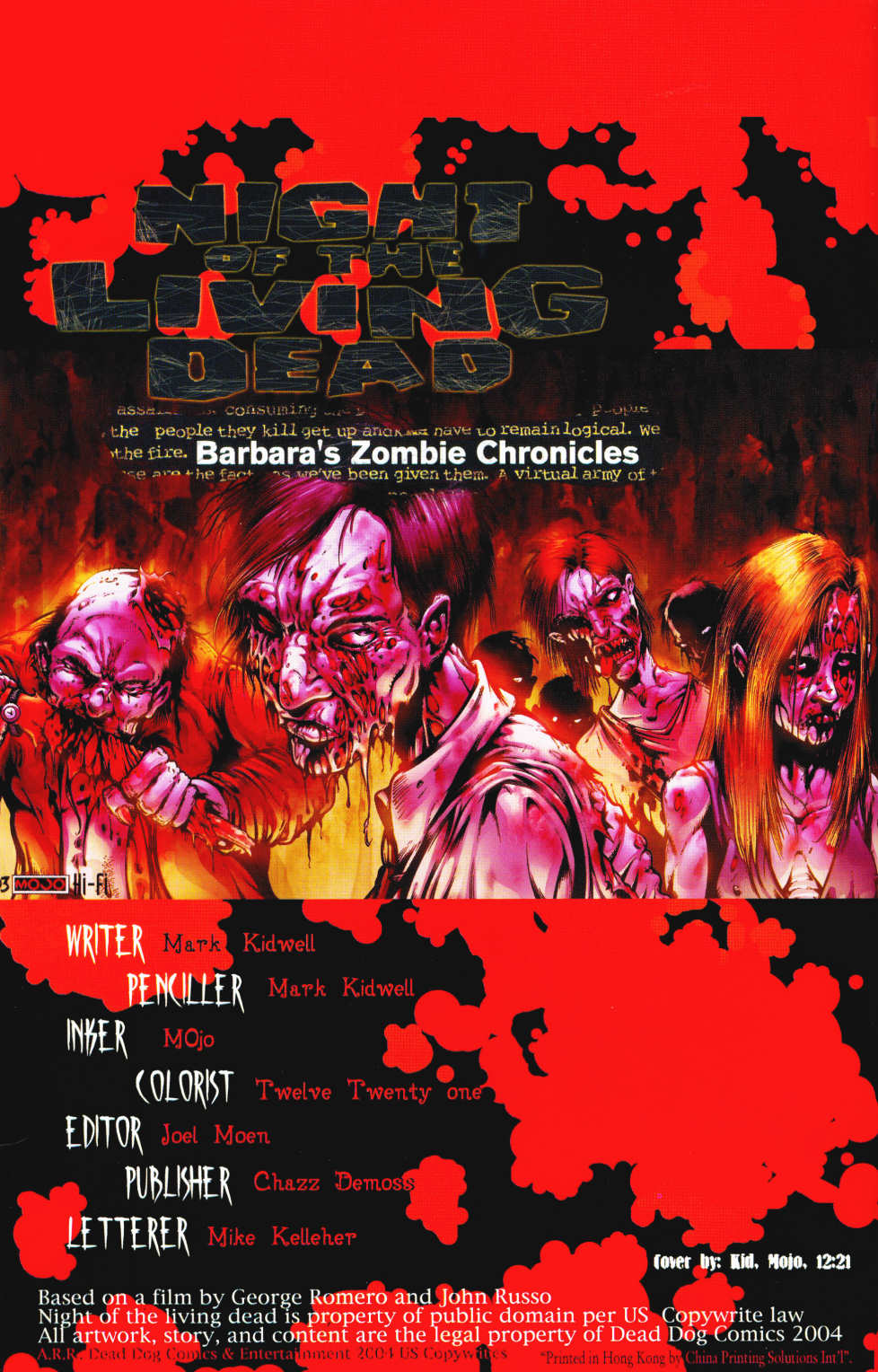 Read online Night of the Living Dead: Barbara's Zombie Chronicles comic -  Issue #3 - 2