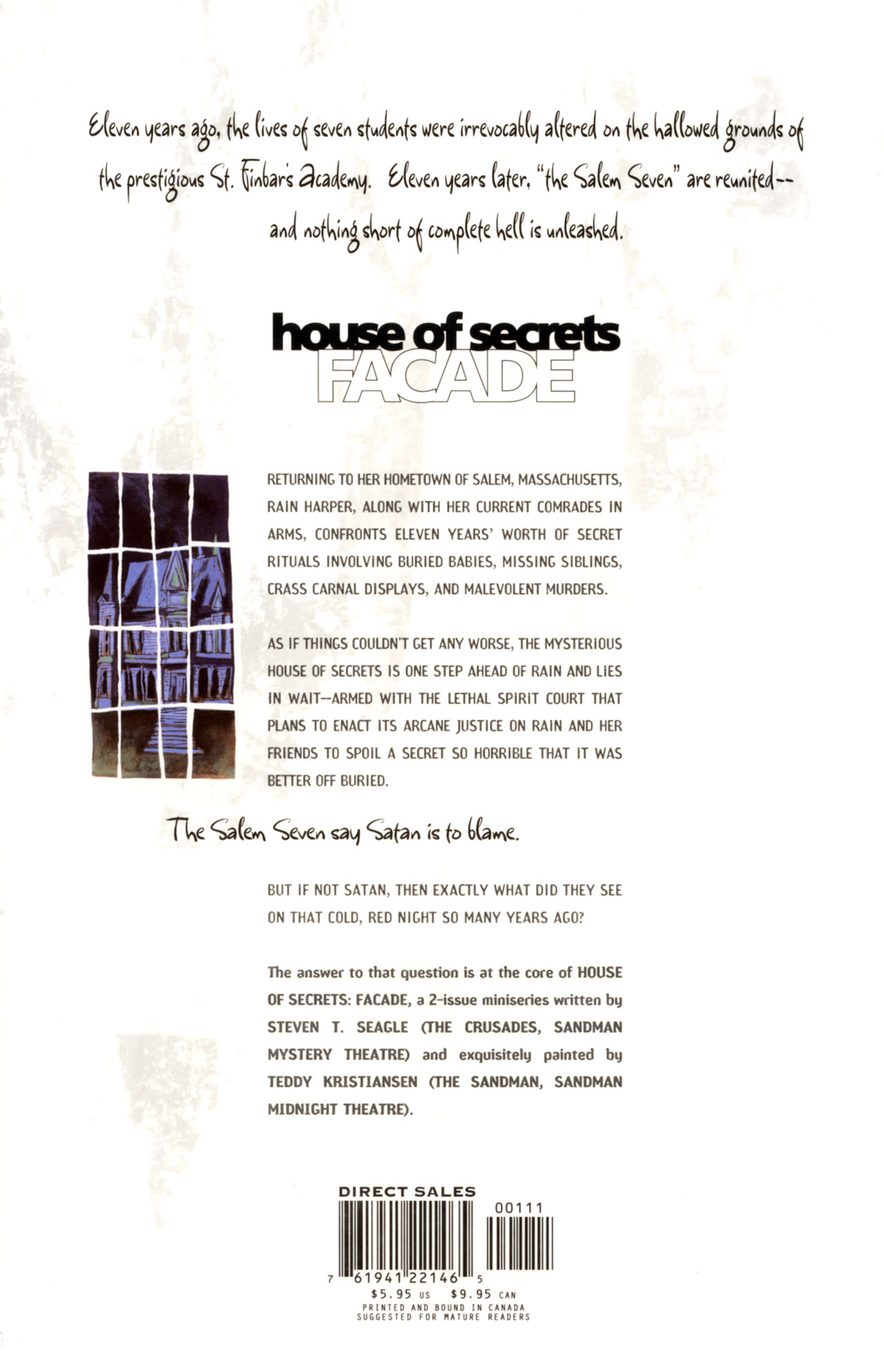 Read online House of Secrets: Facade comic -  Issue #1 - 51