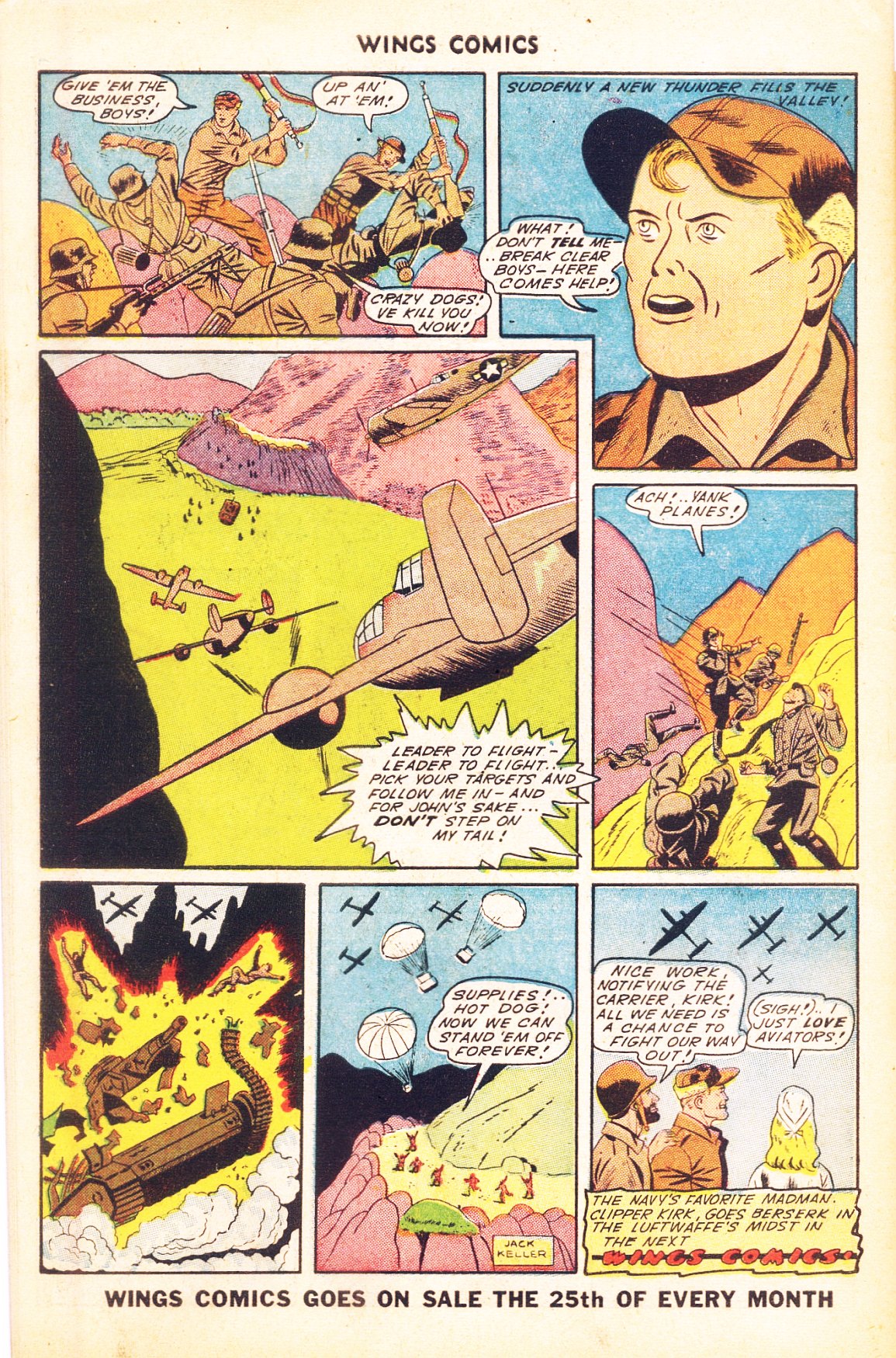 Read online Wings Comics comic -  Issue #50 - 50