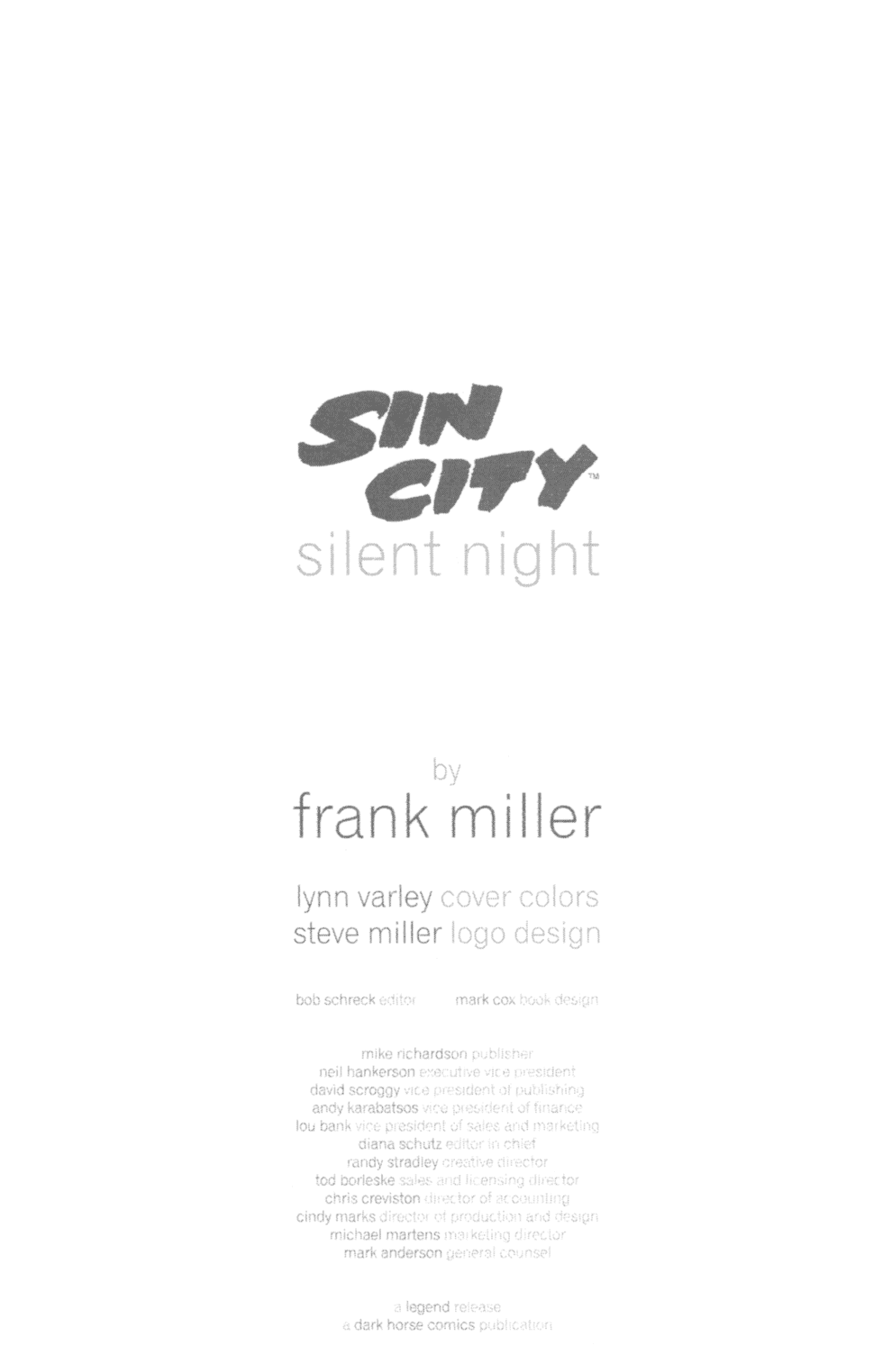 Read online Sin City: Silent Night comic -  Issue # Full - 28