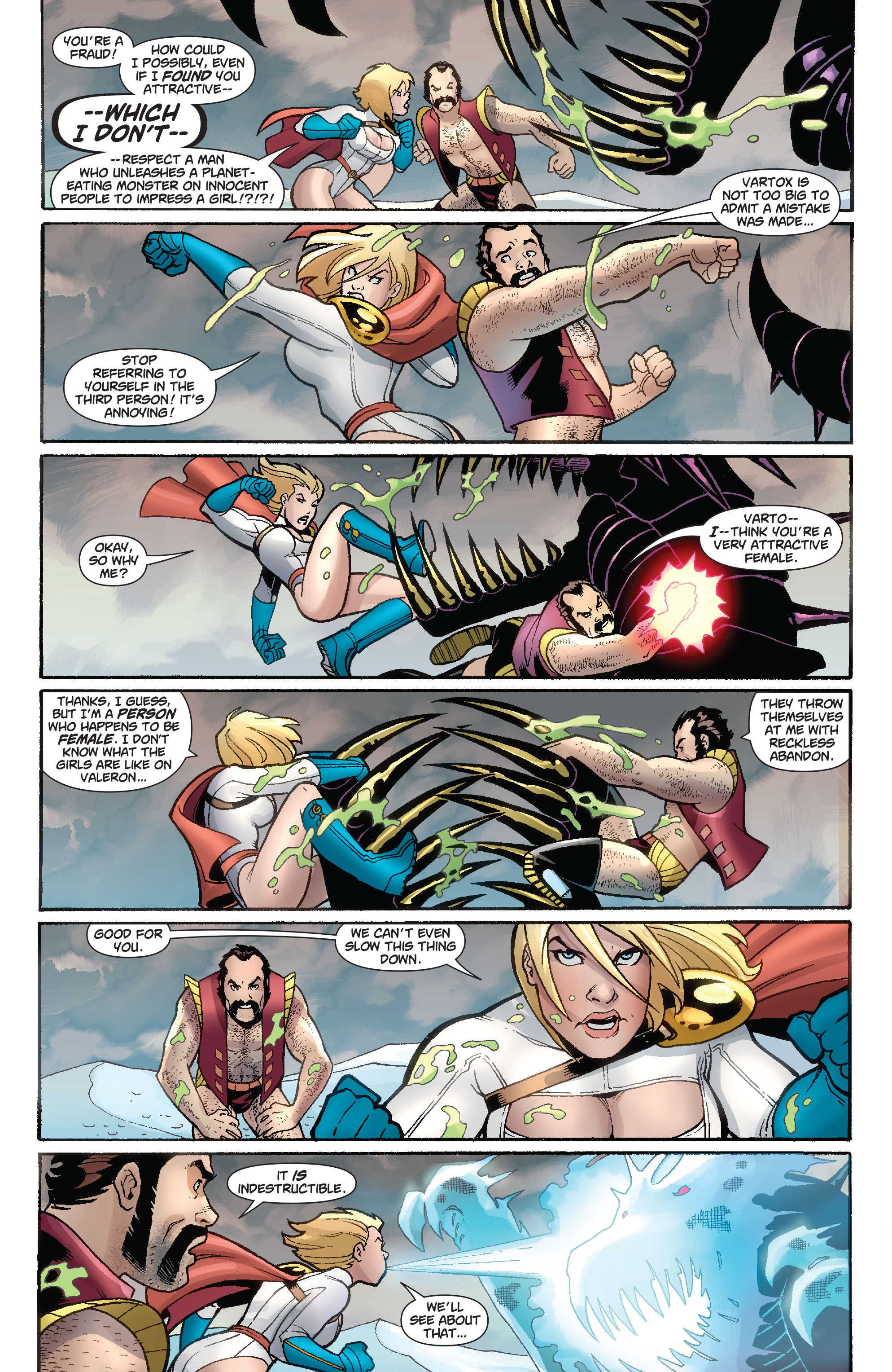 Read online Power Girl (2009) comic -  Issue #7 - 21
