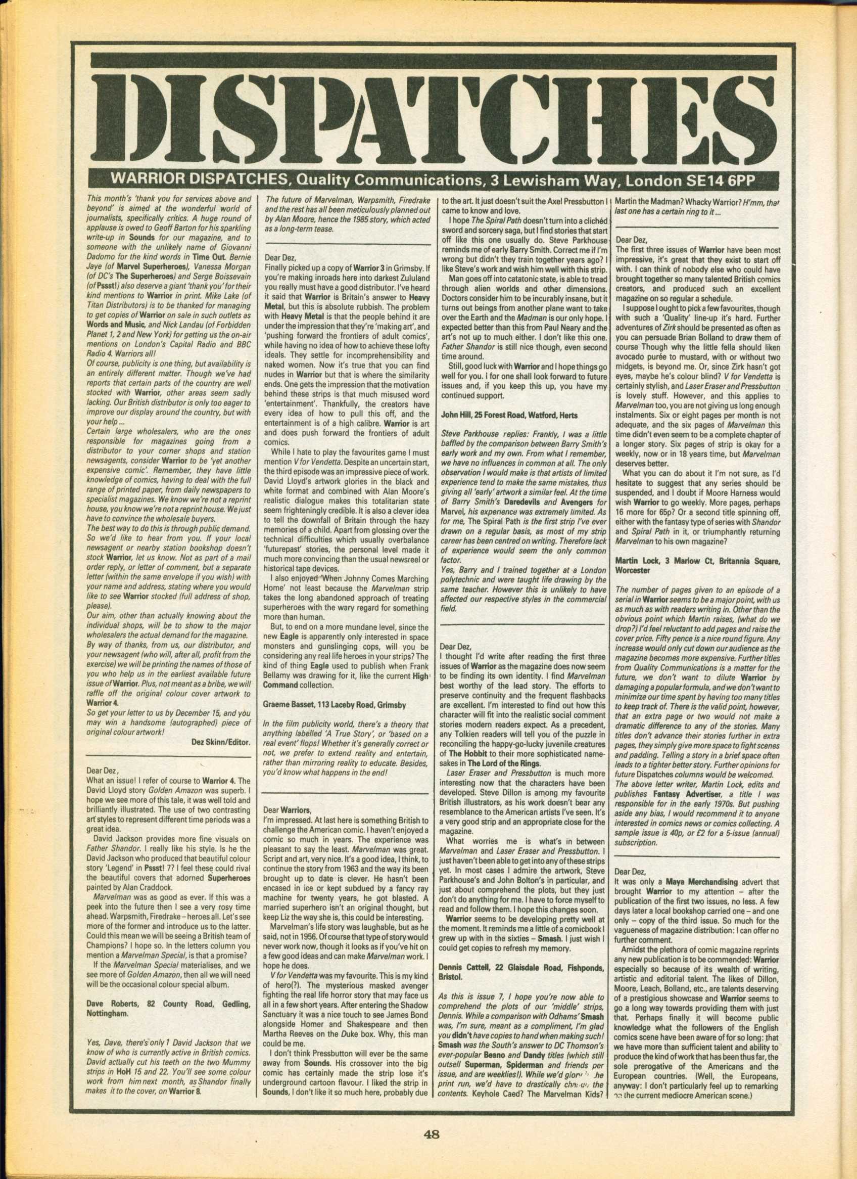 Read online Warrior comic -  Issue #7 - 48