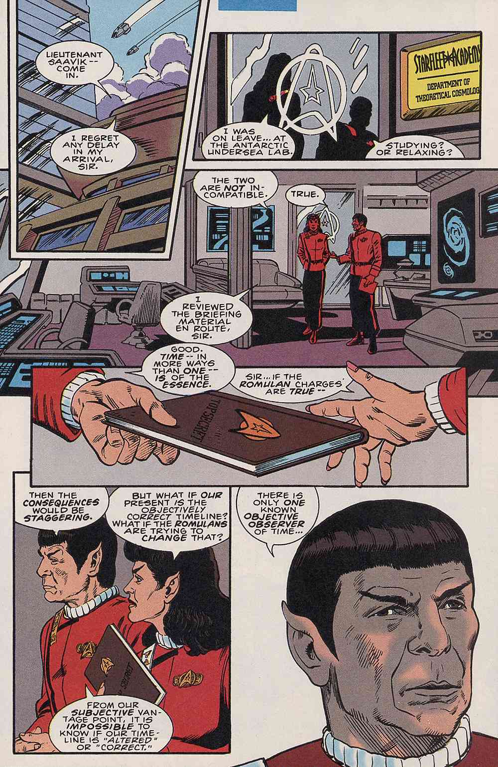 Read online Star Trek (1989) comic -  Issue #53 - 23