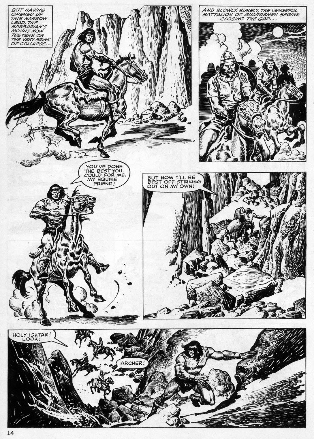 Read online The Savage Sword Of Conan comic -  Issue #100 - 10