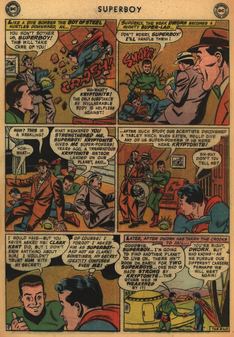 Read online Superboy (1949) comic -  Issue #65 - 9