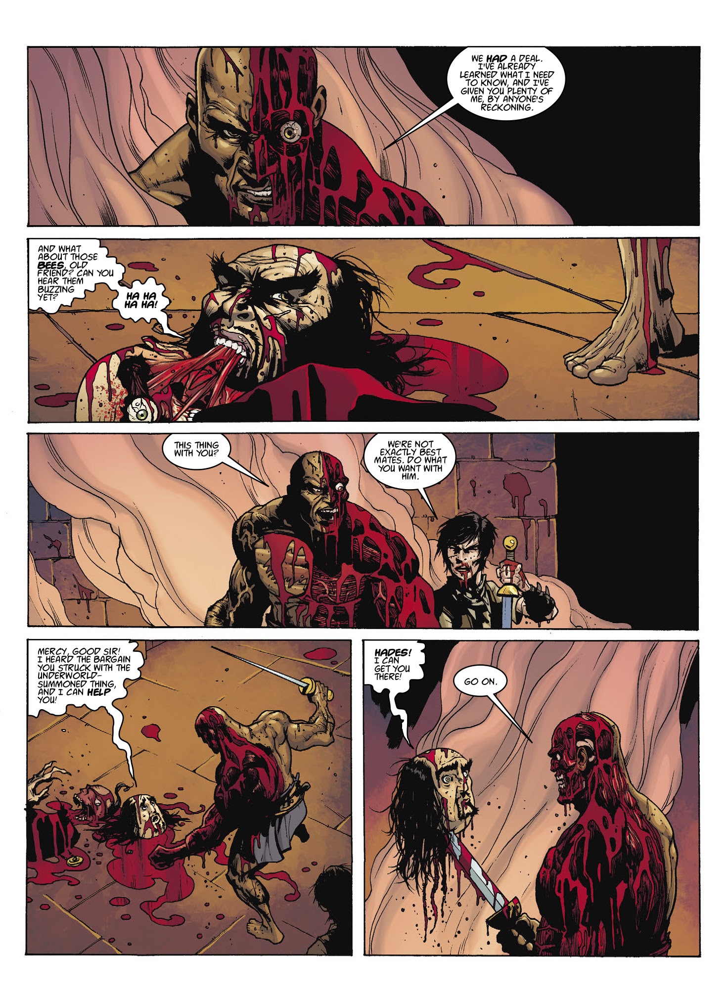 Read online Aquila: The Burning Fields comic -  Issue # TPB - 46