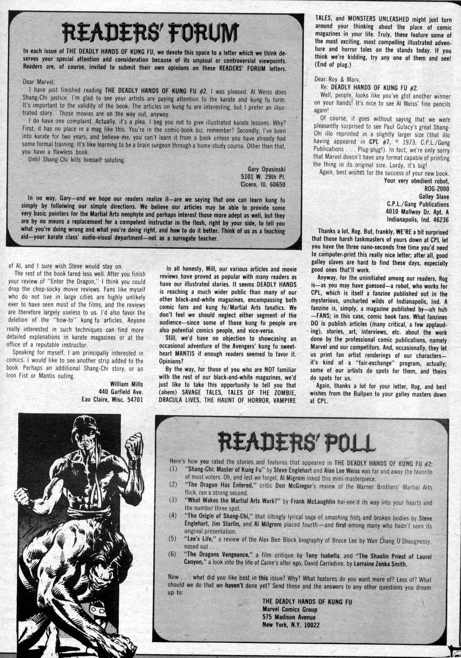 Read online The Deadly Hands of Kung Fu comic -  Issue #4 - 23