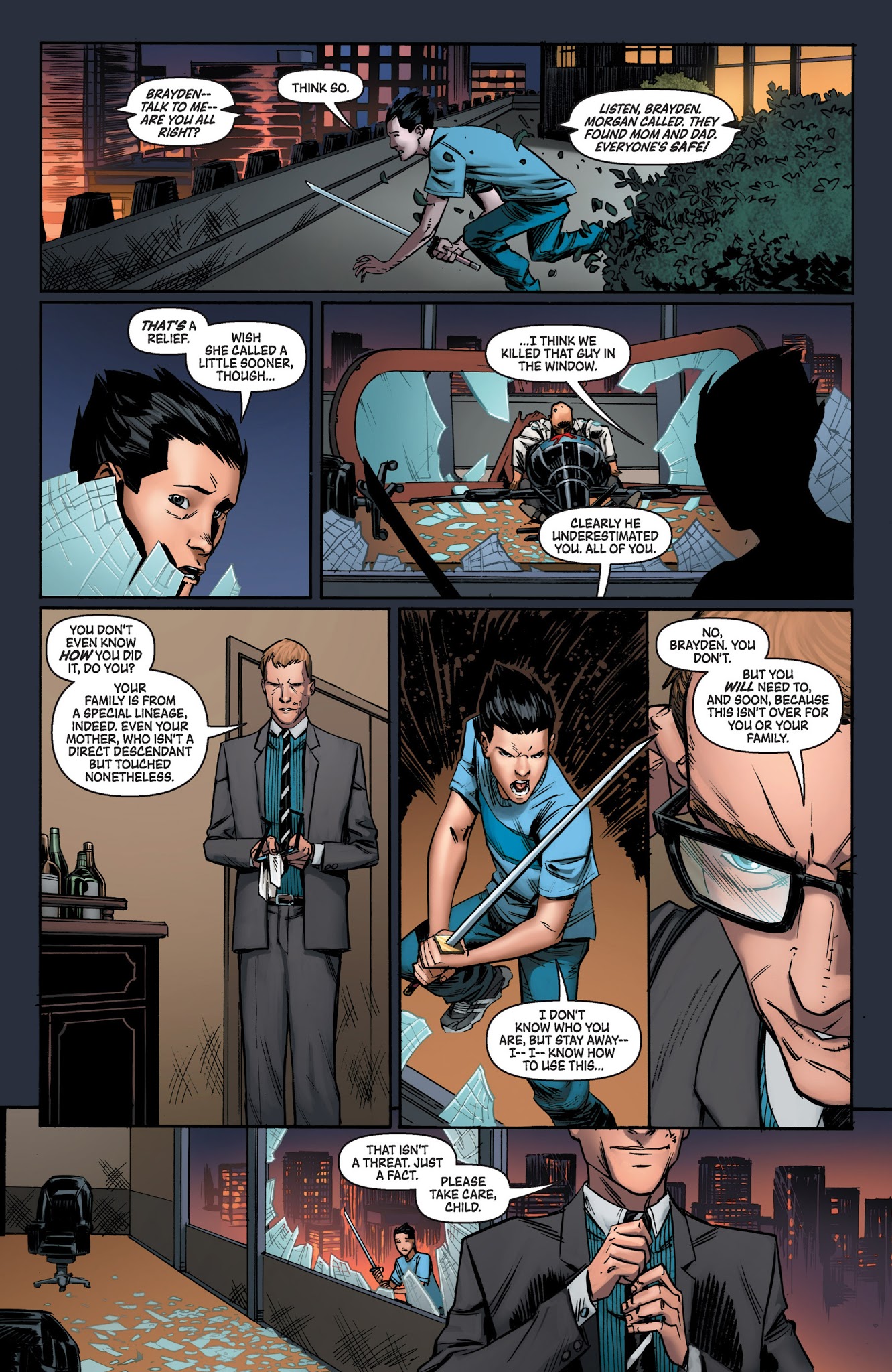 Read online Legend of the Shadow Clan comic -  Issue #5 - 22