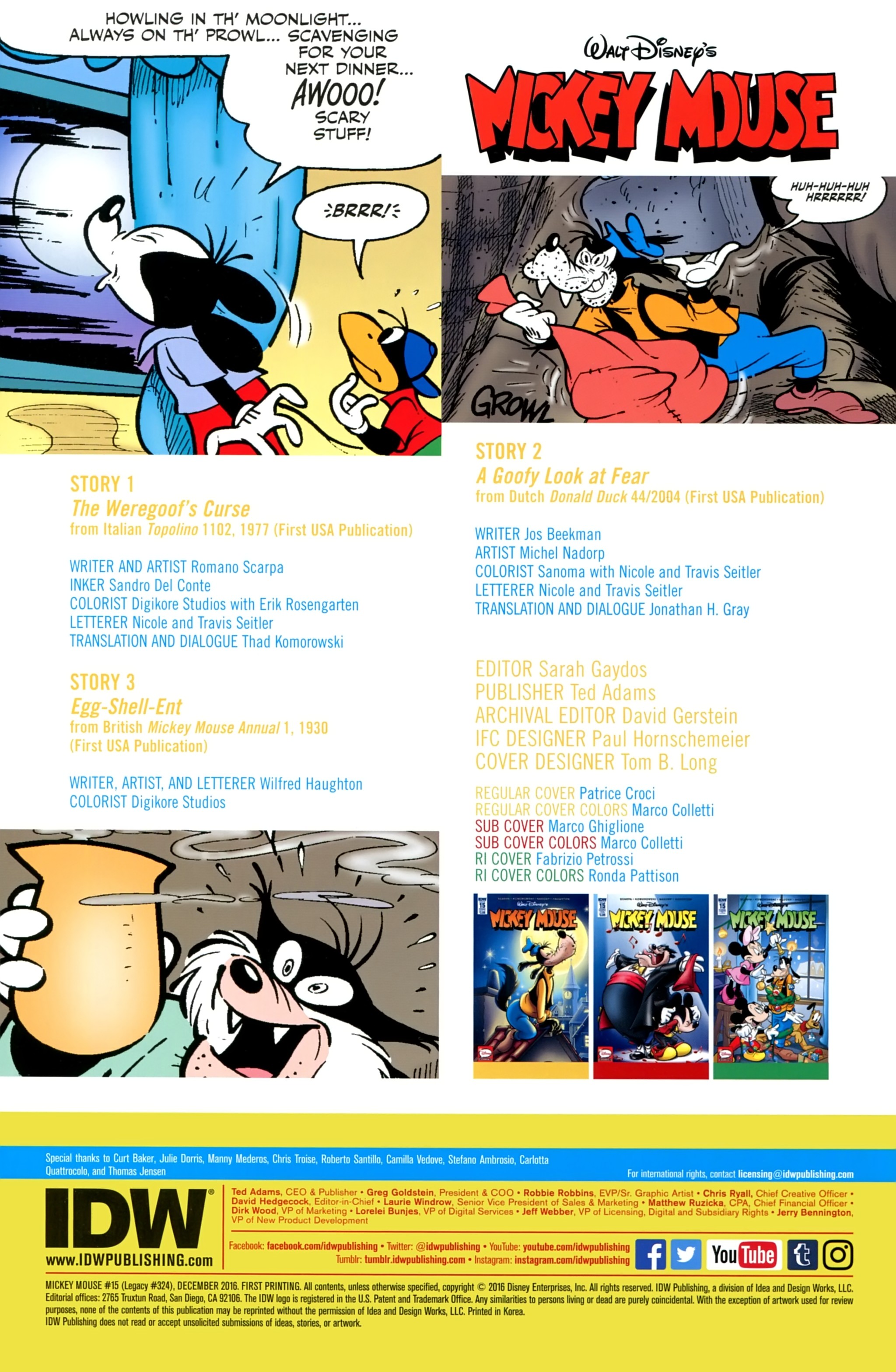 Read online Mickey Mouse (2015) comic -  Issue #15 - 2