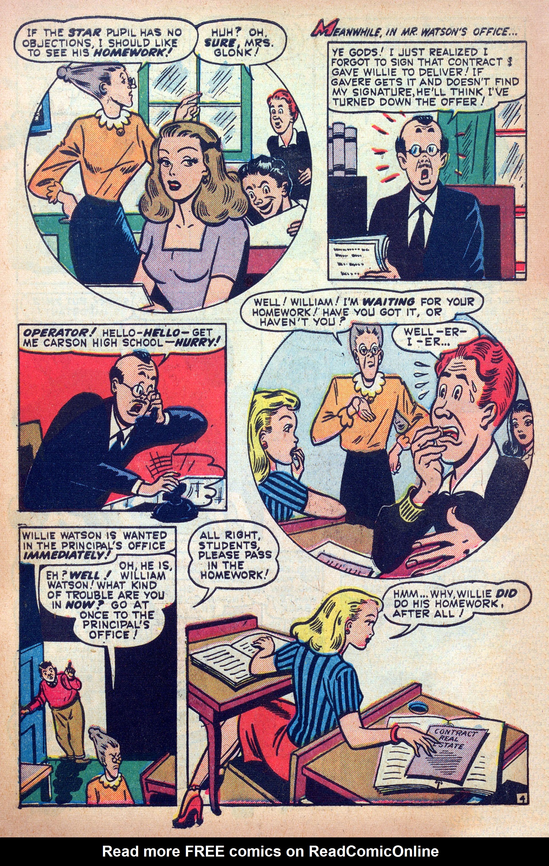 Read online Margie Comics comic -  Issue #42 - 39