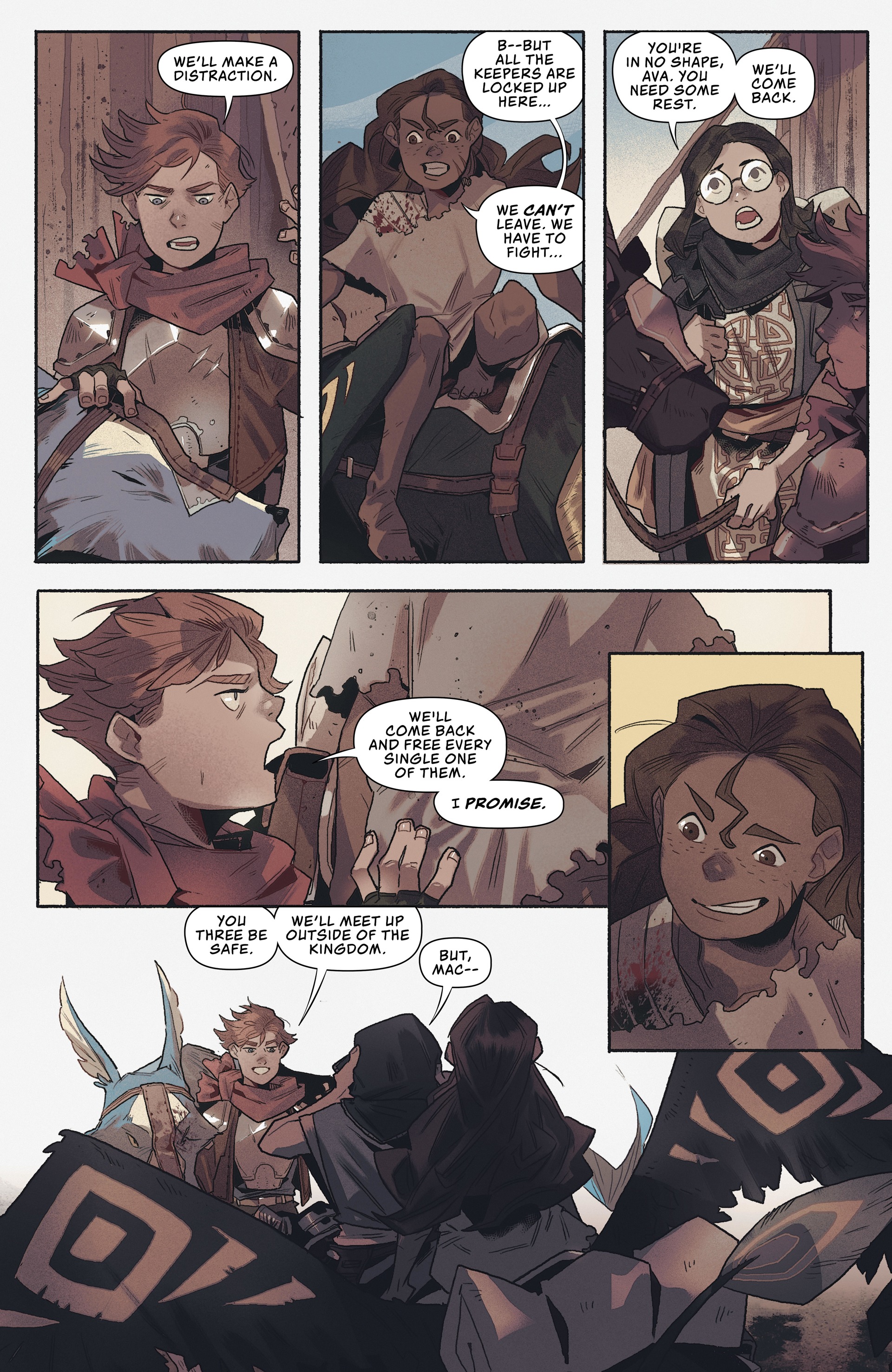 Read online Beastlands: Keepers of the Kingdom comic -  Issue # TPB - 105