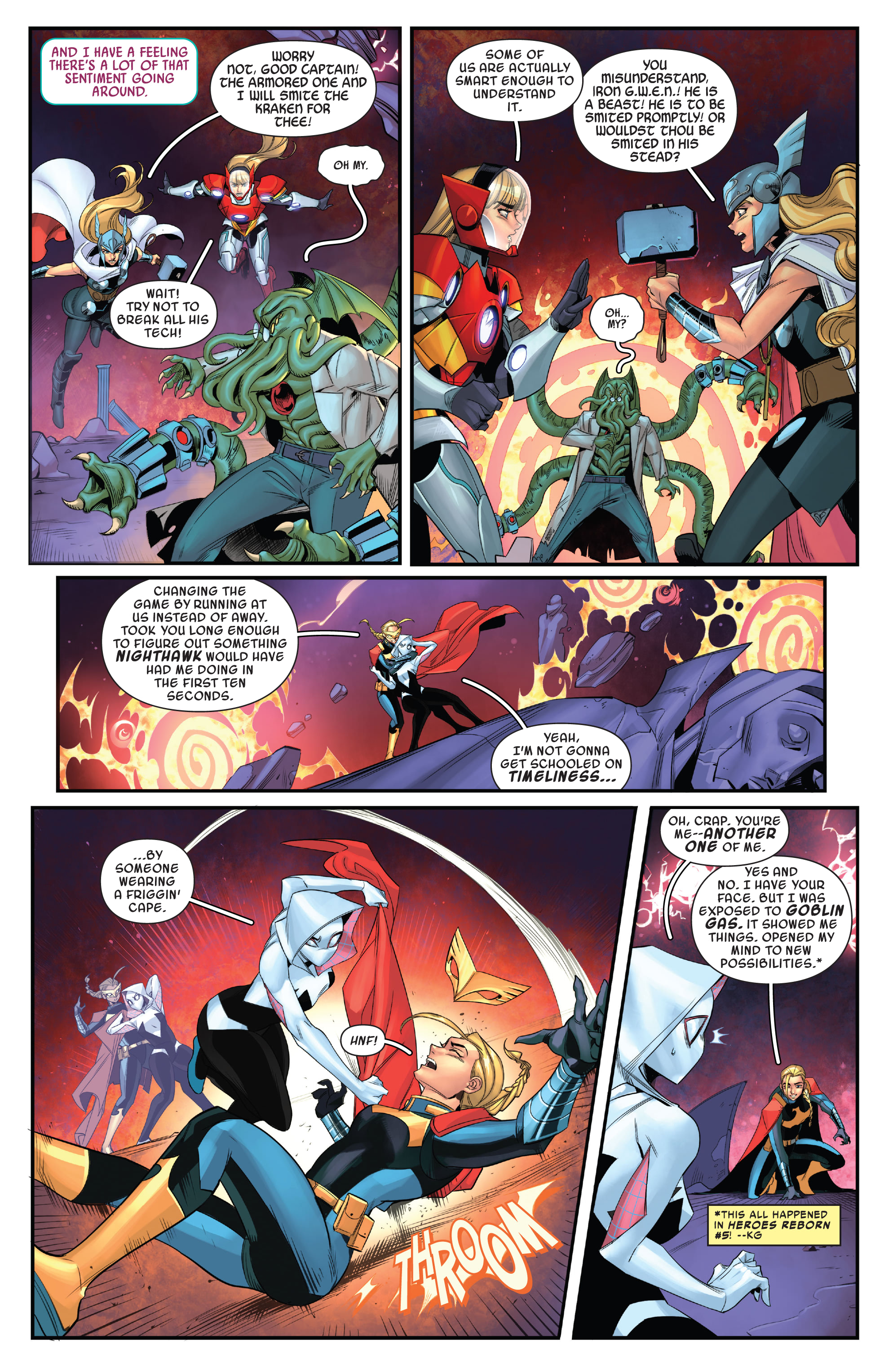 Read online Spider-Gwen: Gwenverse comic -  Issue #4 - 6