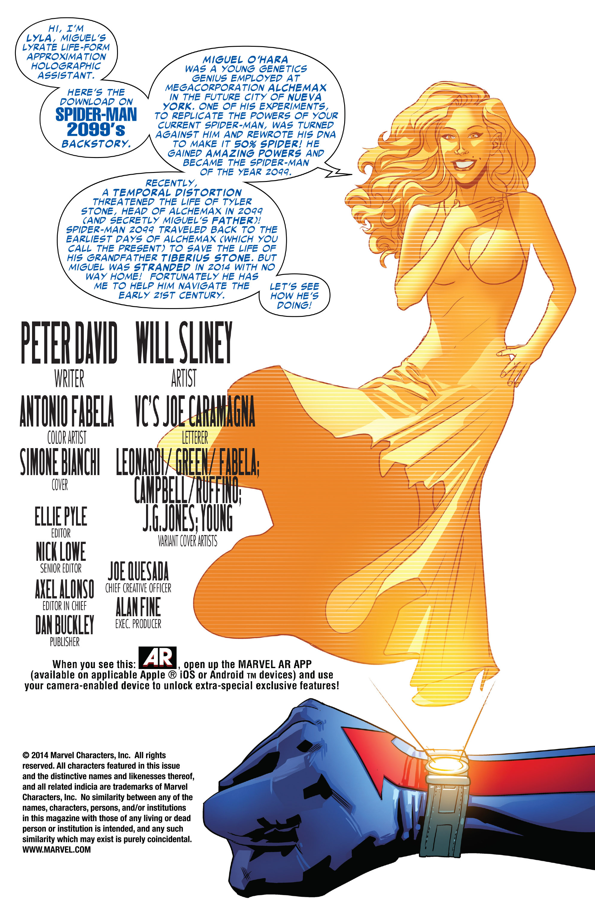 Read online Spider-Man 2099 (2014) comic -  Issue #1 - 2