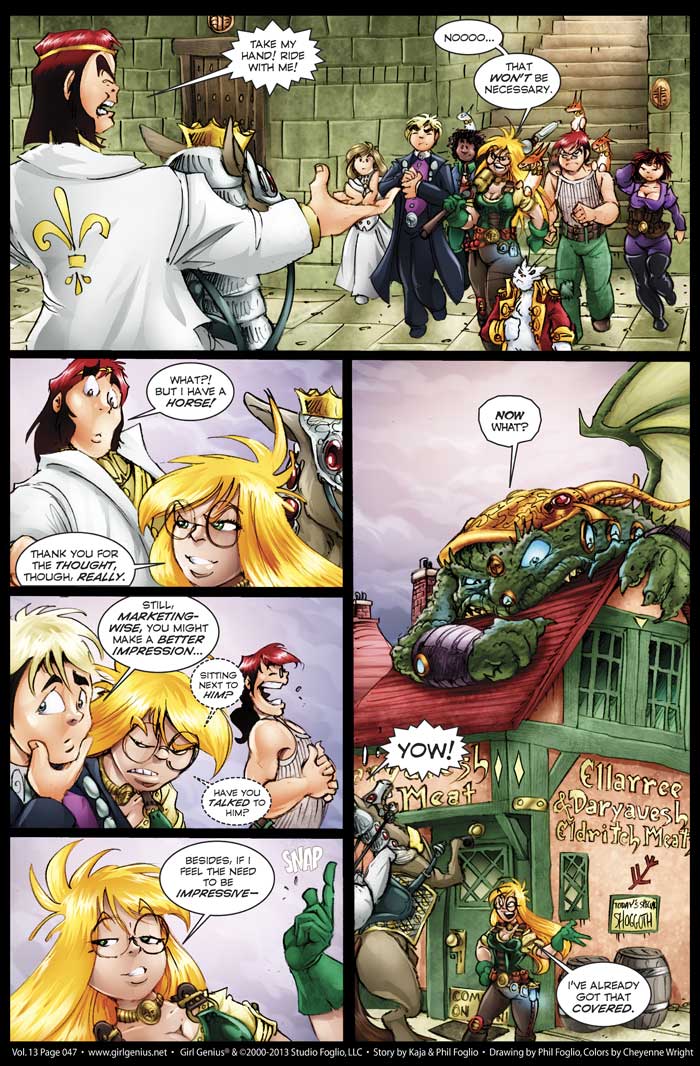 Read online Girl Genius (2002) comic -  Issue #13 - 48