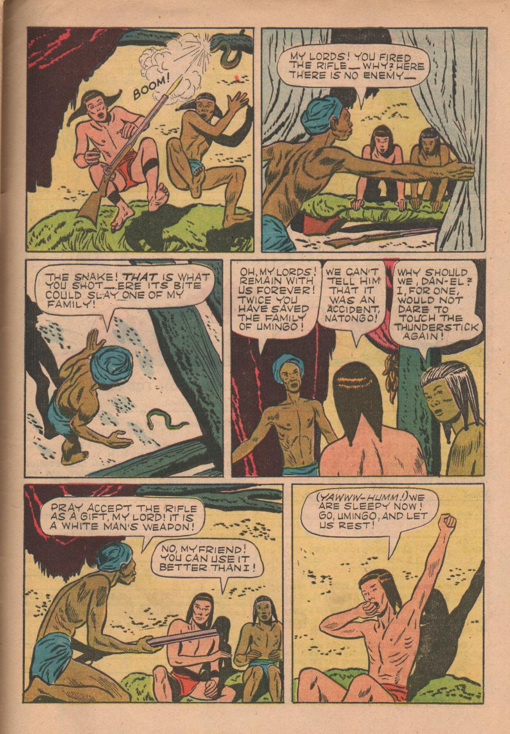Read online Tarzan (1948) comic -  Issue #30 - 33