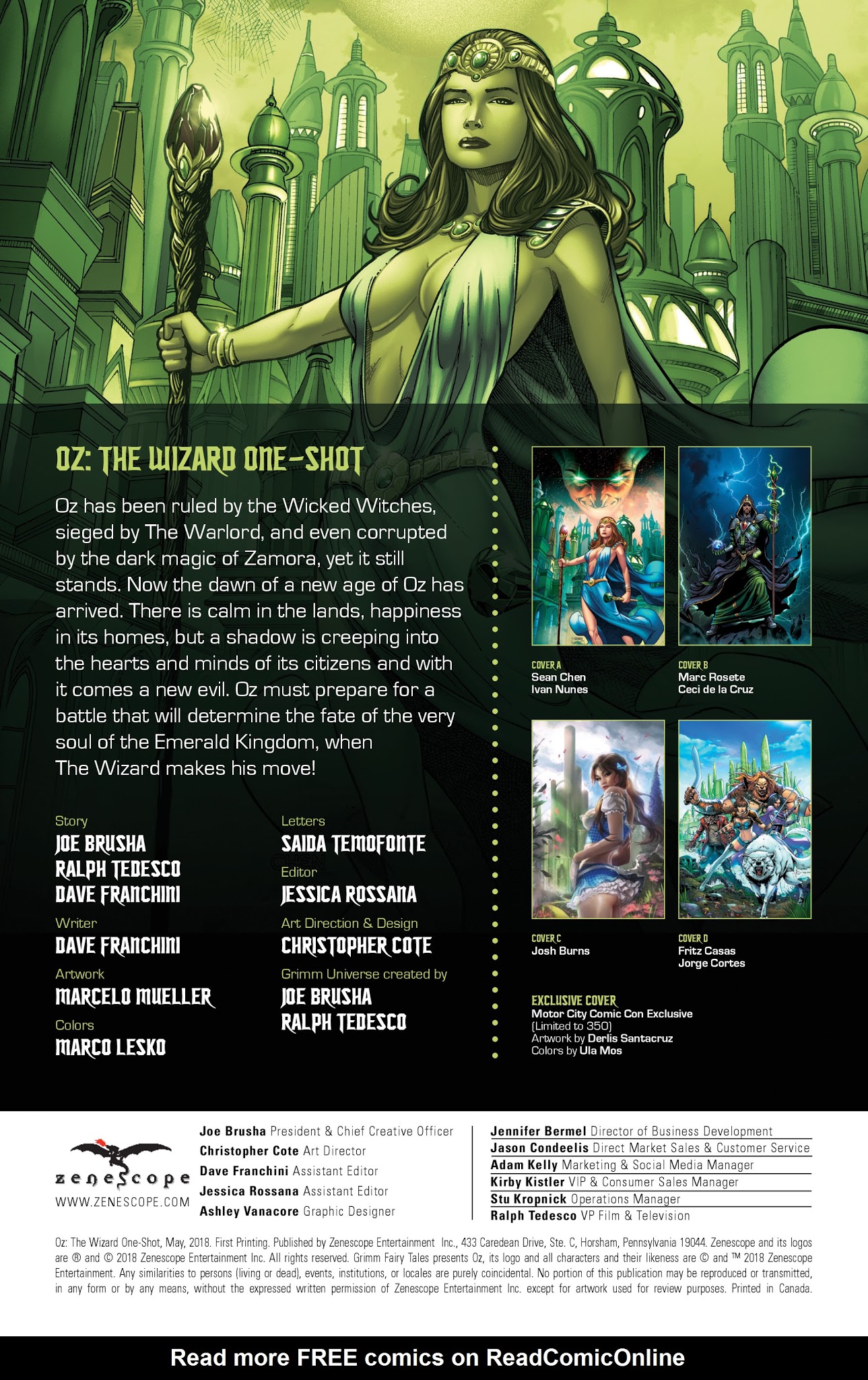 Read online Oz: The Wizard One-Shot comic -  Issue # Full - 2