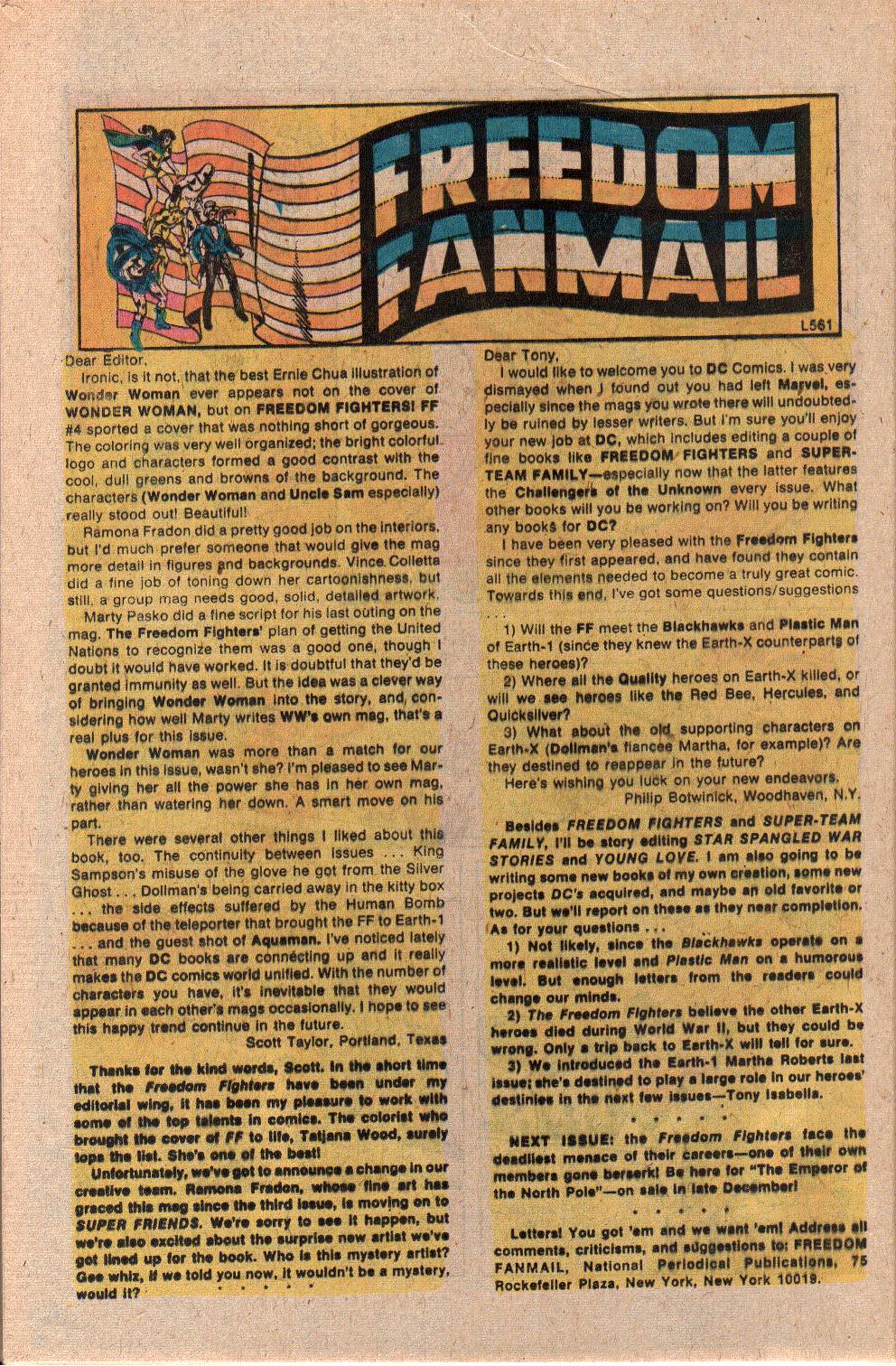Freedom Fighters (1976) Issue #6 #6 - English 32