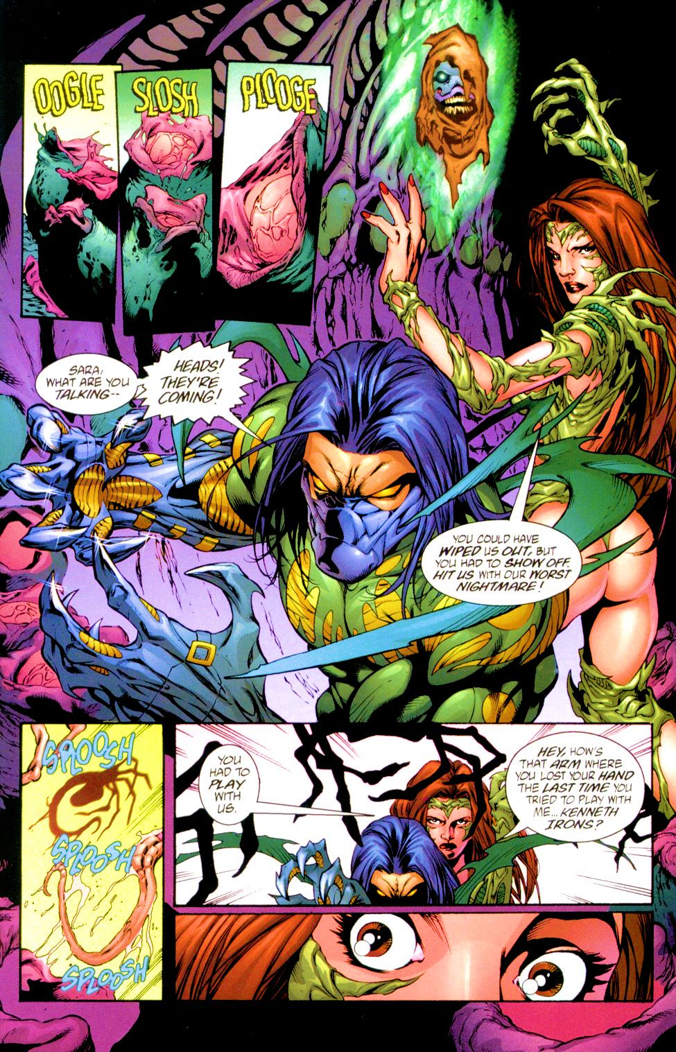 Read online Witchblade/Aliens/The Darkness/Predator: Mindhunter comic -  Issue #1 - 21