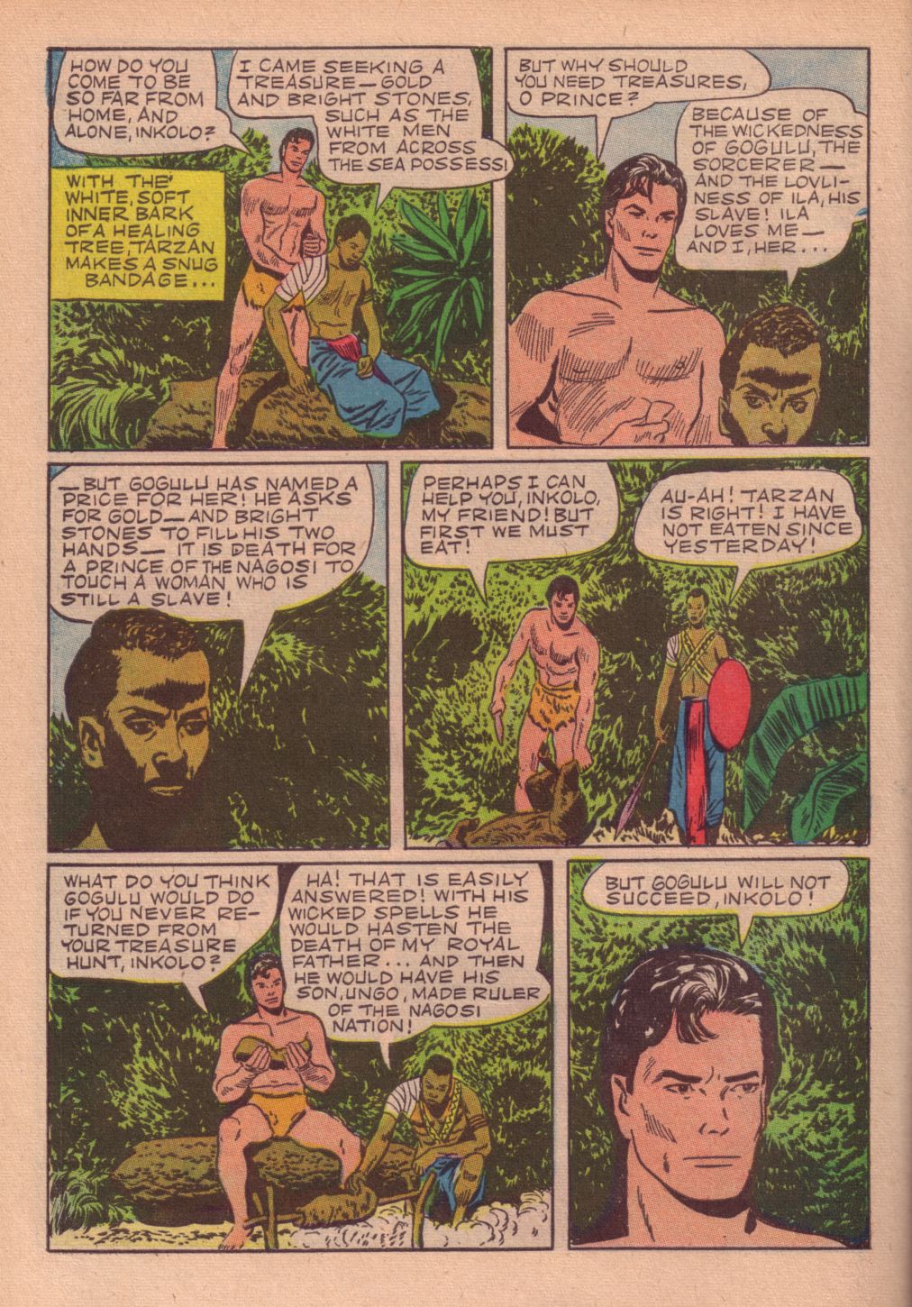 Read online Tarzan (1948) comic -  Issue #28 - 6