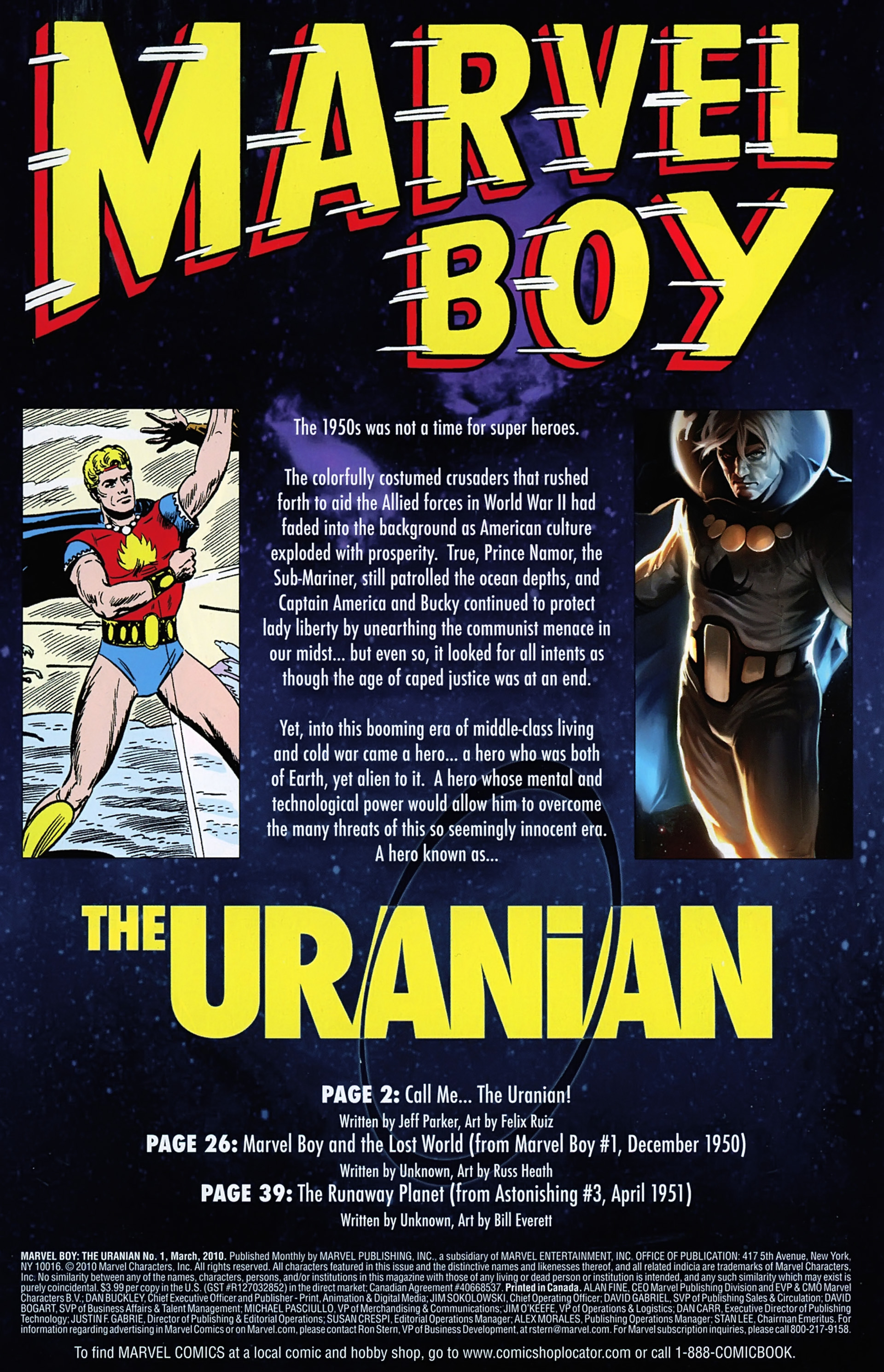 Read online Marvel Boy: The Uranian comic -  Issue #1 - 2