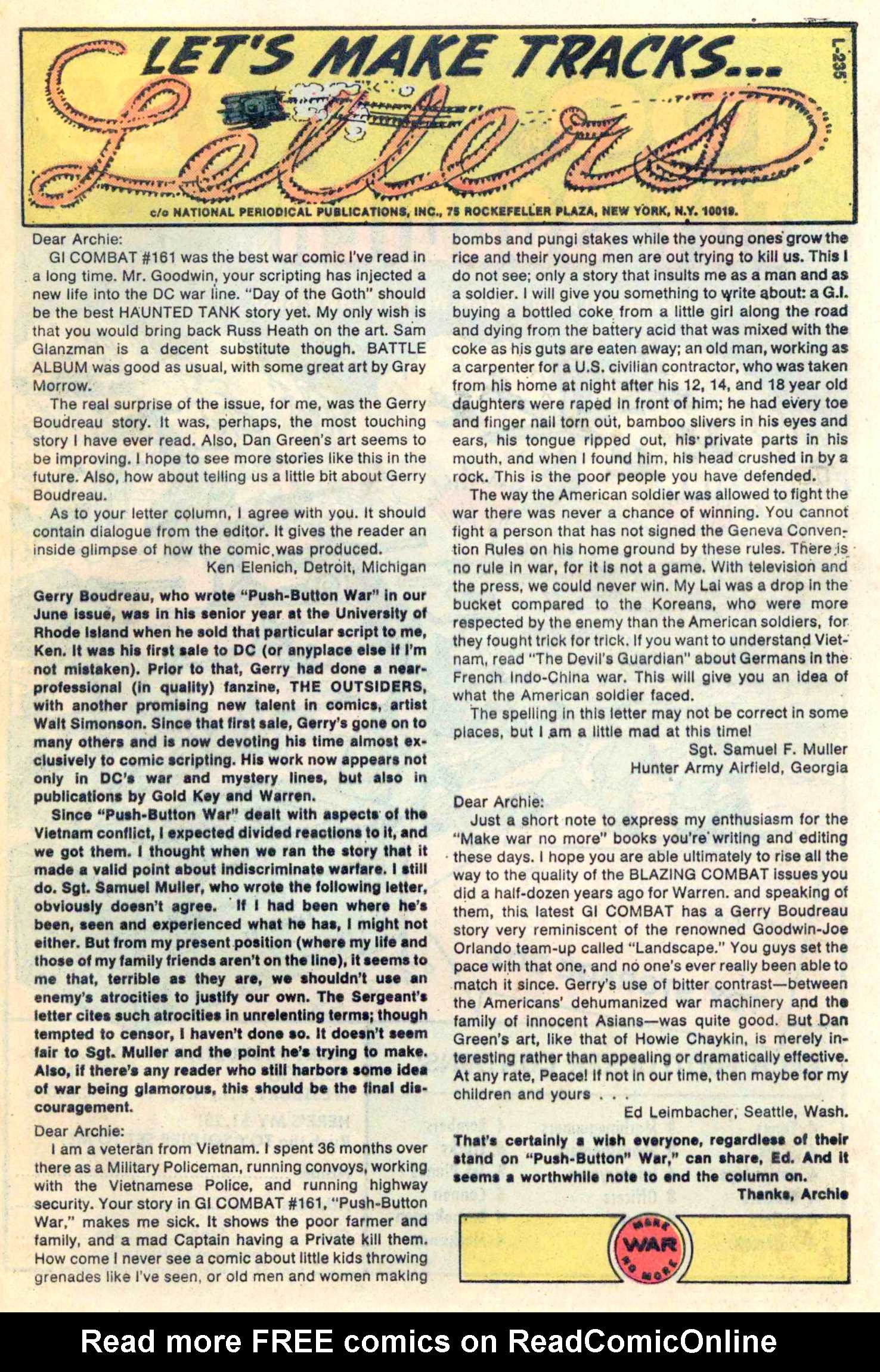 Read online G.I. Combat (1952) comic -  Issue #166 - 31