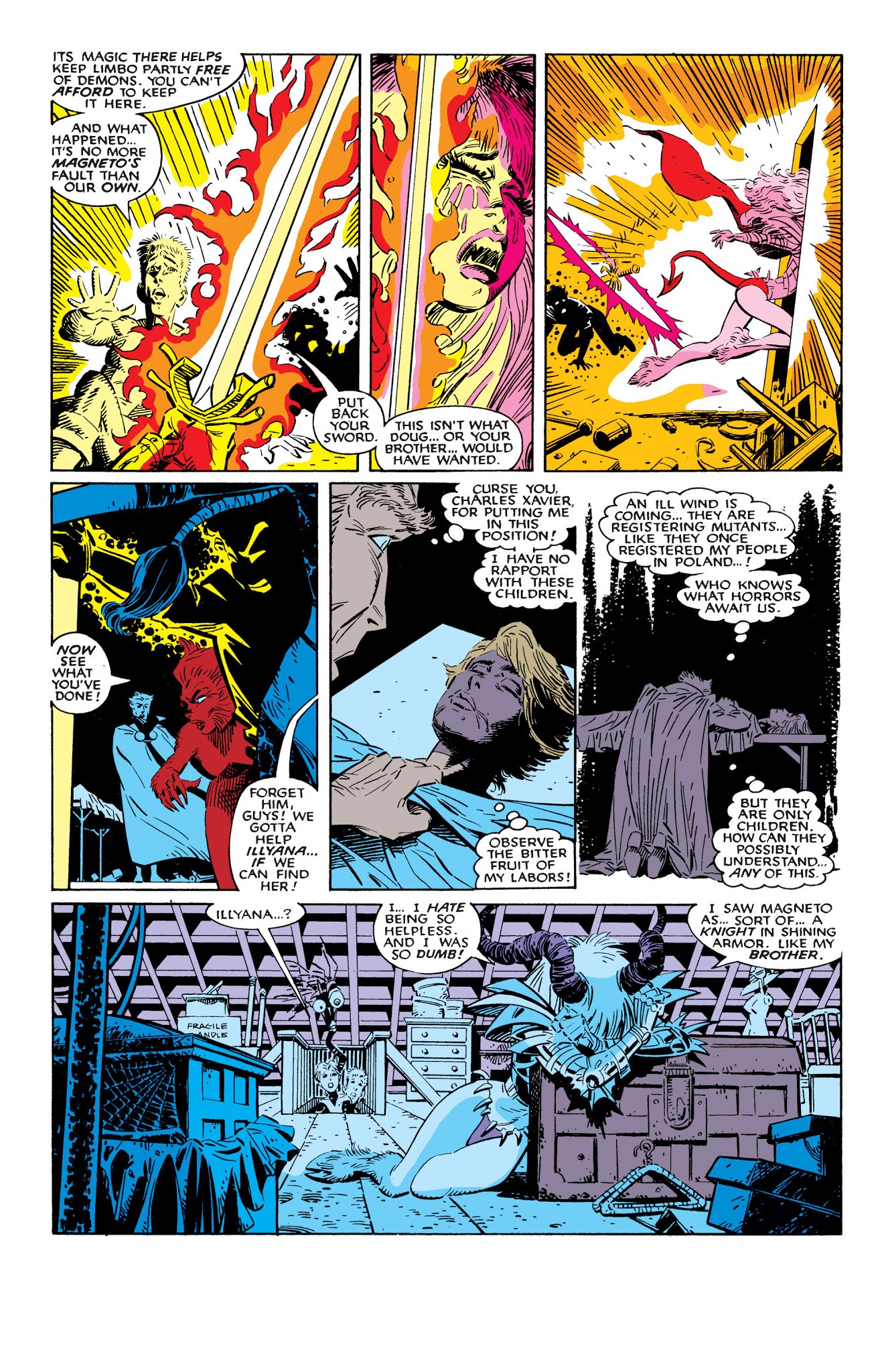Read online X-Men: Fall of the Mutants comic -  Issue # TPB 1 (Part 4) - 113