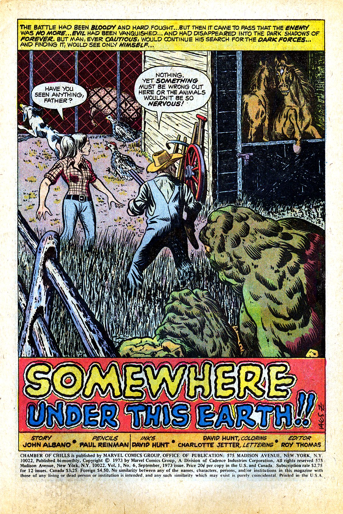 Read online Chamber of Chills (1972) comic -  Issue #6 - 3