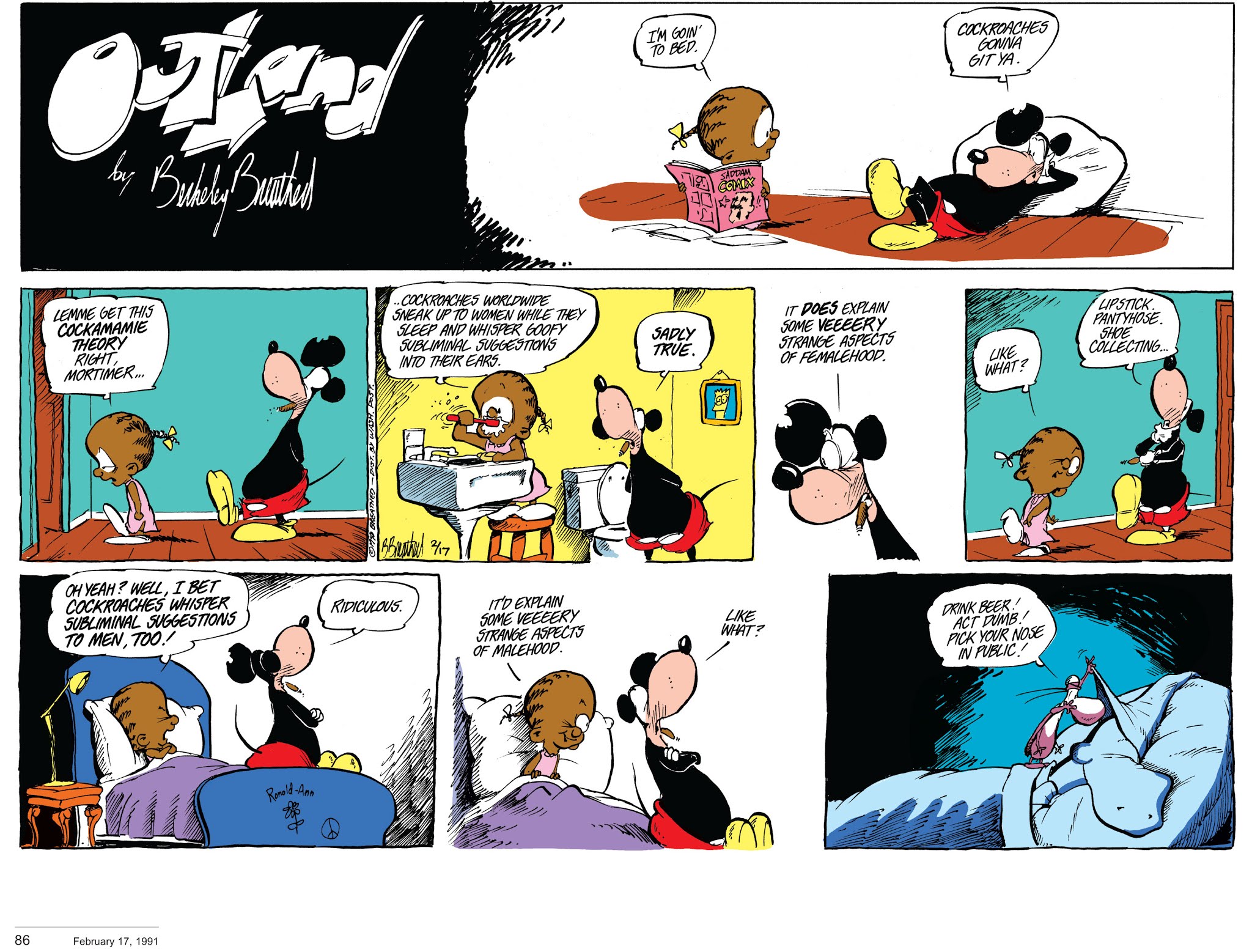 Read online Berkeley Breathed’s Outland comic -  Issue # TPB (Part 1) - 87