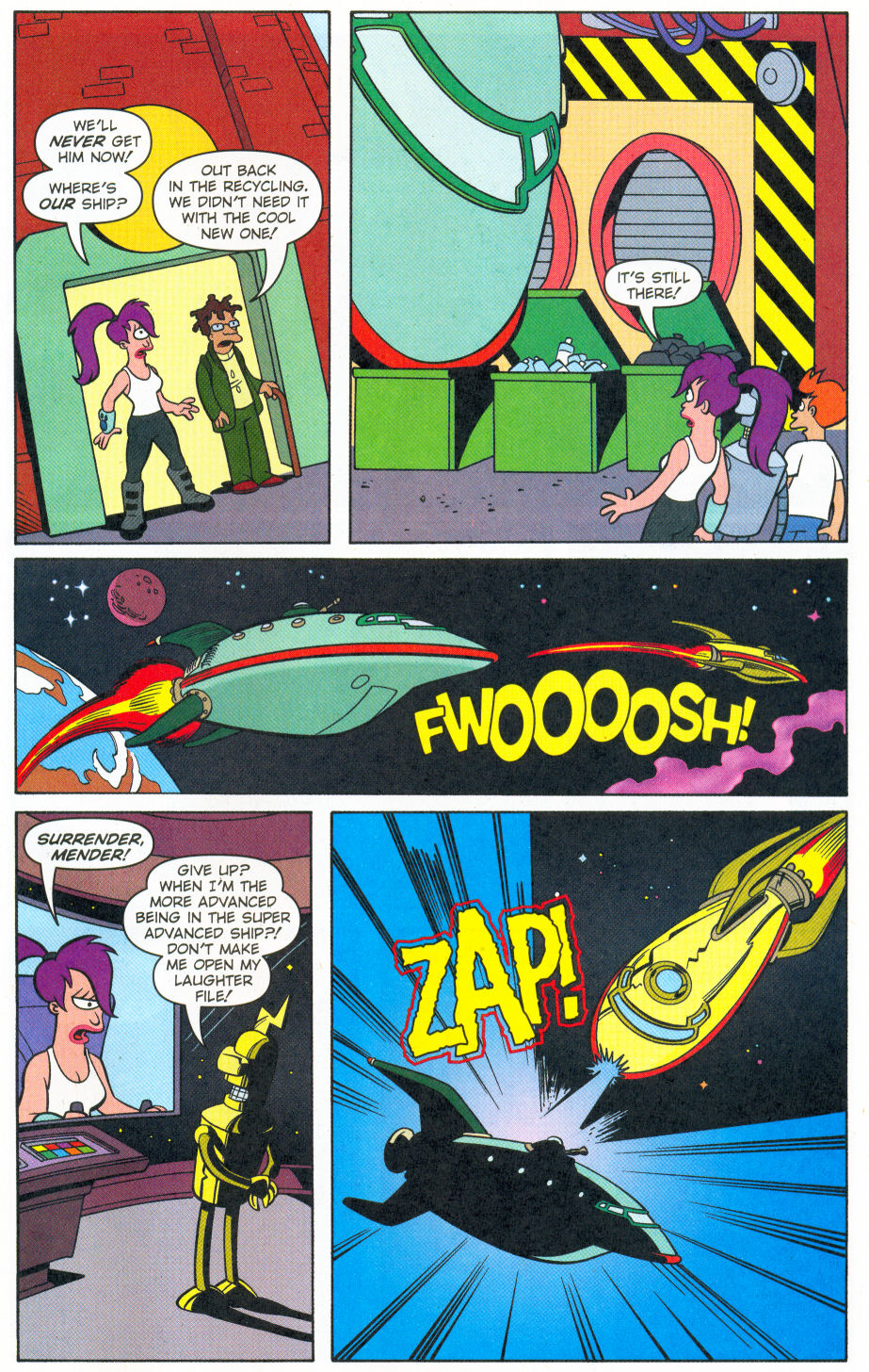 Read online Futurama Comics comic -  Issue #23 - 25