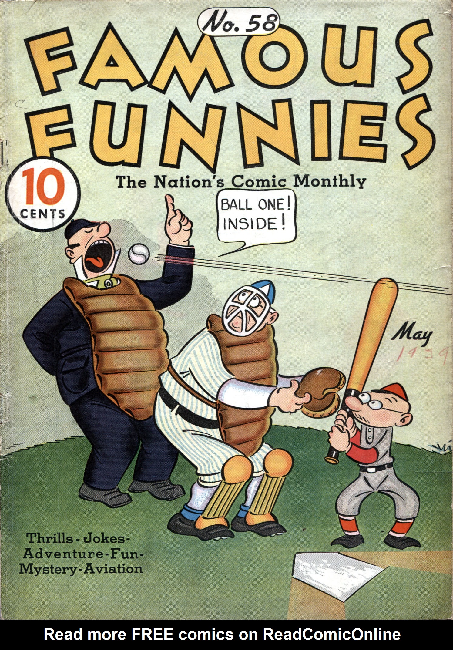 Read online Famous Funnies comic -  Issue #58 - 1