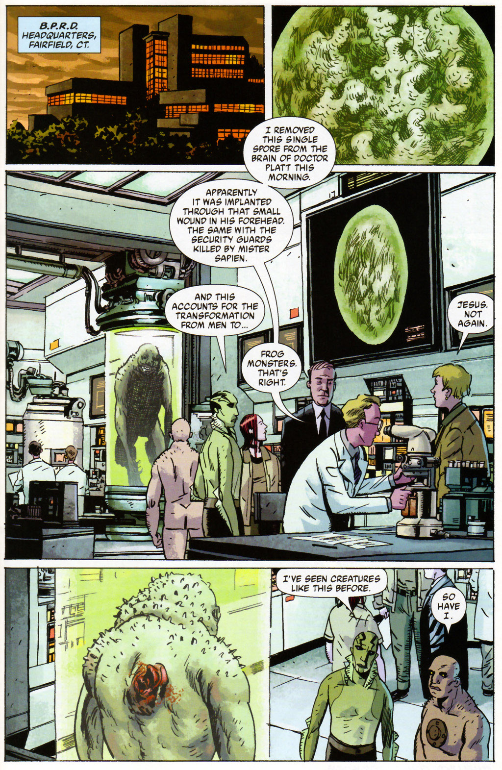 Read online B.P.R.D., Plague of Frogs comic -  Issue #2 - 2