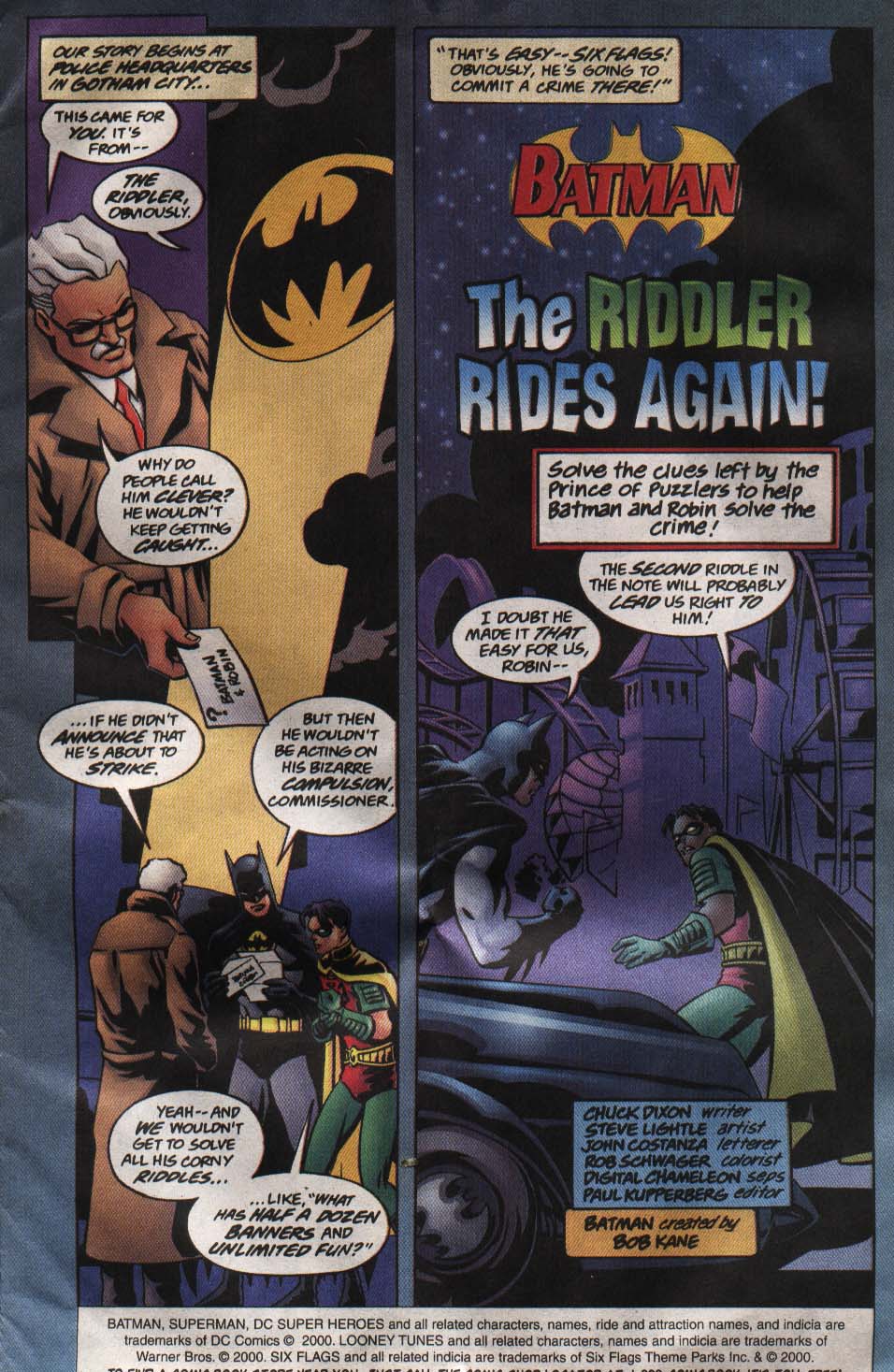 Read online Six Flags Official Park Map & Guide 2000 comic -  Issue # Full - 3