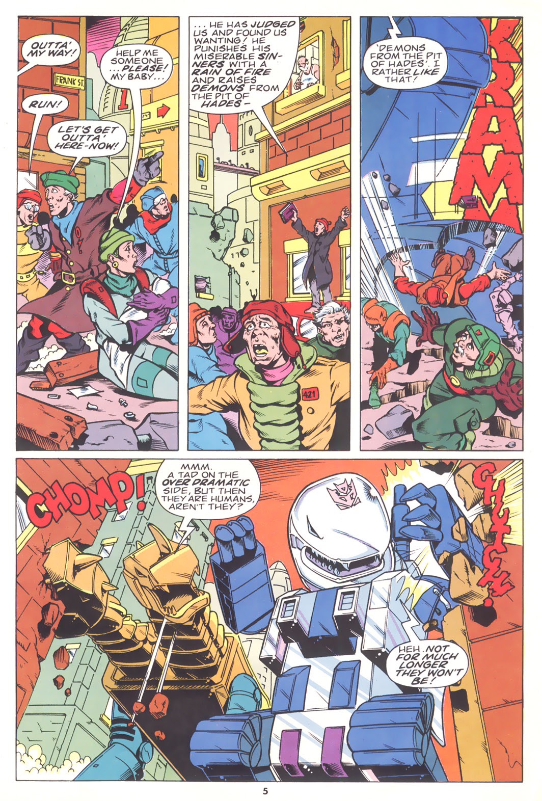 Read online The Transformers (UK) comic -  Issue #199 - 5