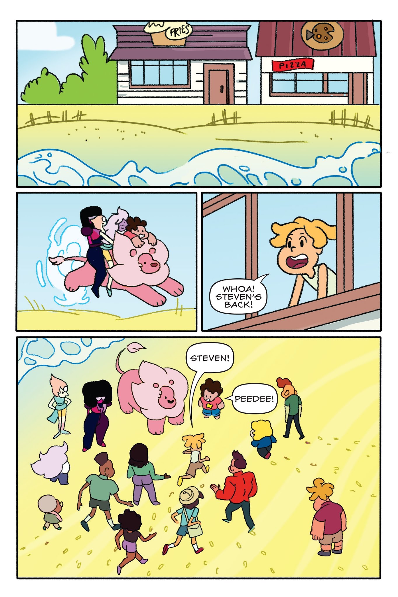 Read online Steven Universe: Anti-Gravity comic -  Issue # TPB - 123