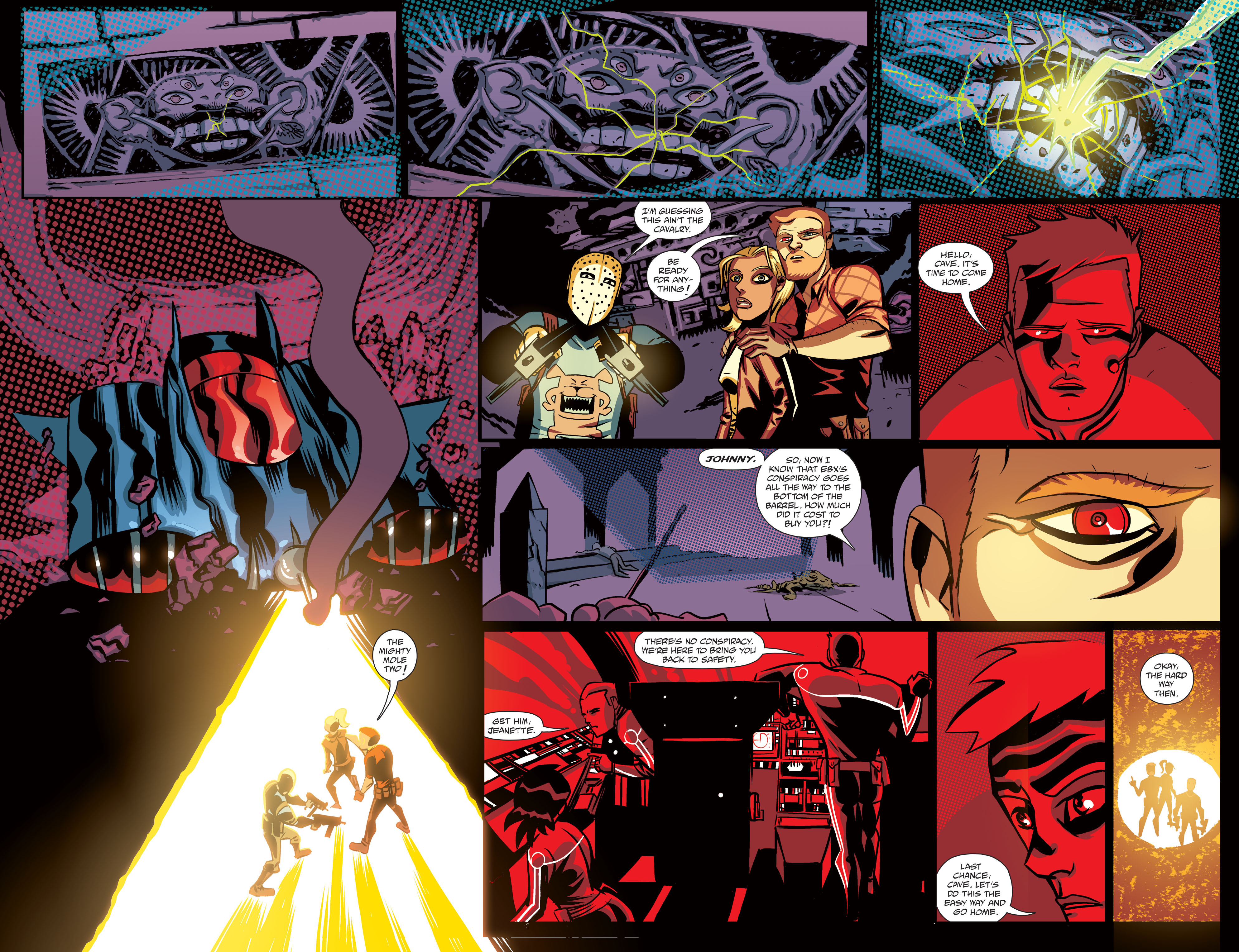 Read online Cave Carson Has a Cybernetic Eye comic -  Issue #4 - 13