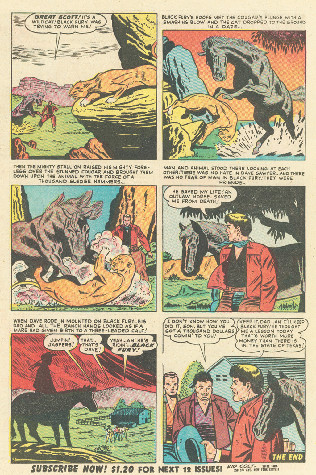 Read online Kid Colt Outlaw comic -  Issue #16 - 22