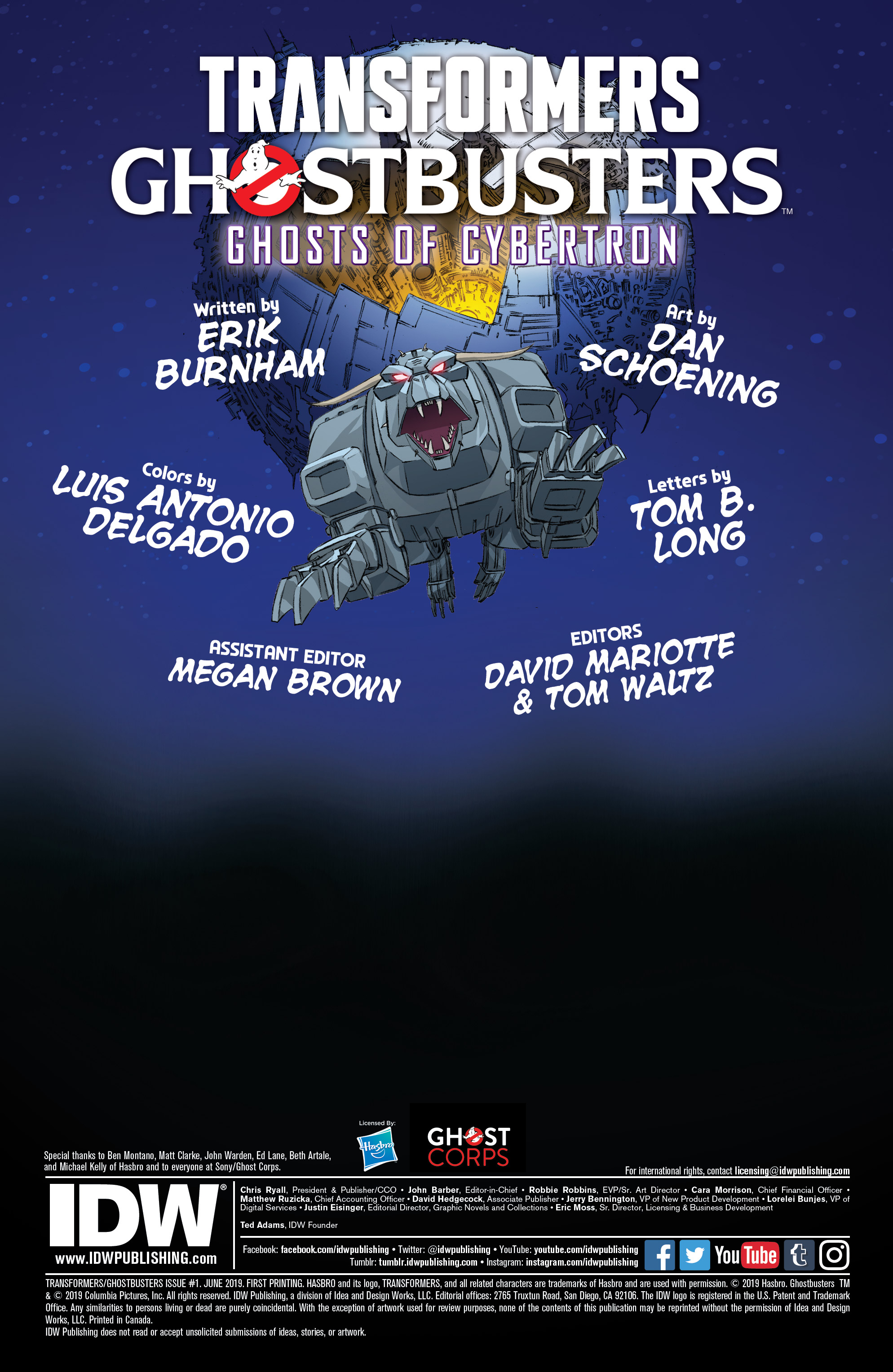 Read online Transformers/Ghostbusters comic -  Issue #1 - 2