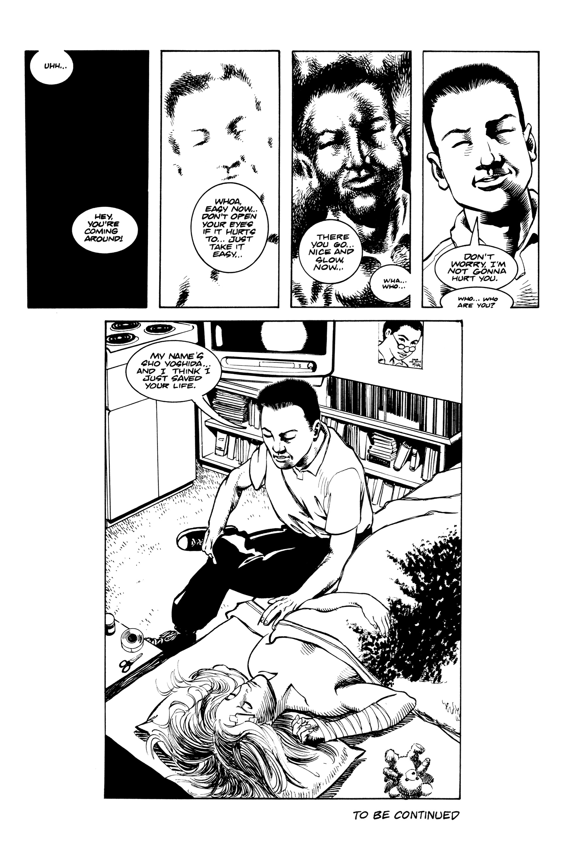 Read online Warrior Nun: Black & White comic -  Issue #4 - 18