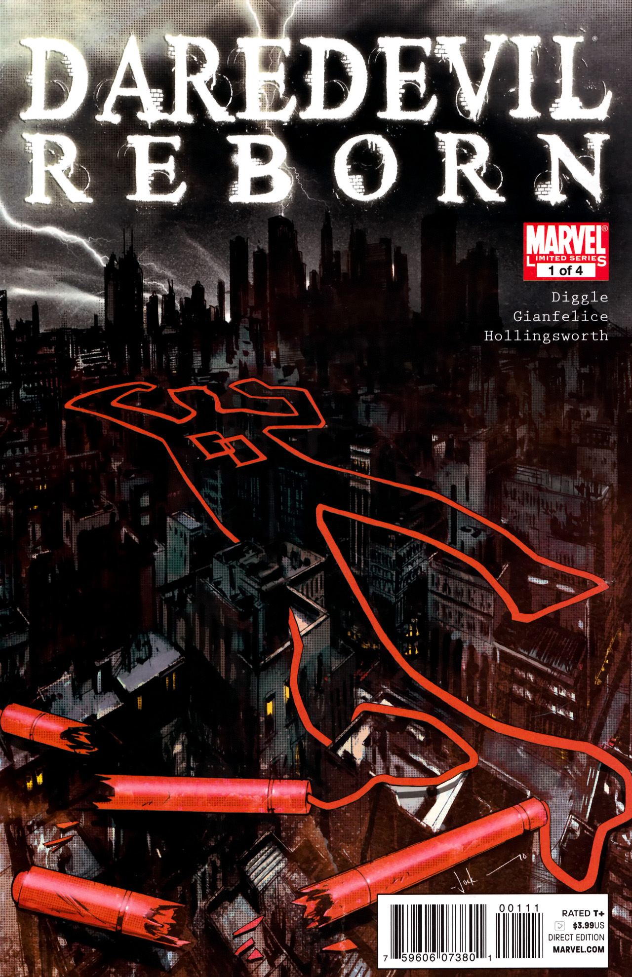 Read online Daredevil: Reborn comic -  Issue #1 - 1